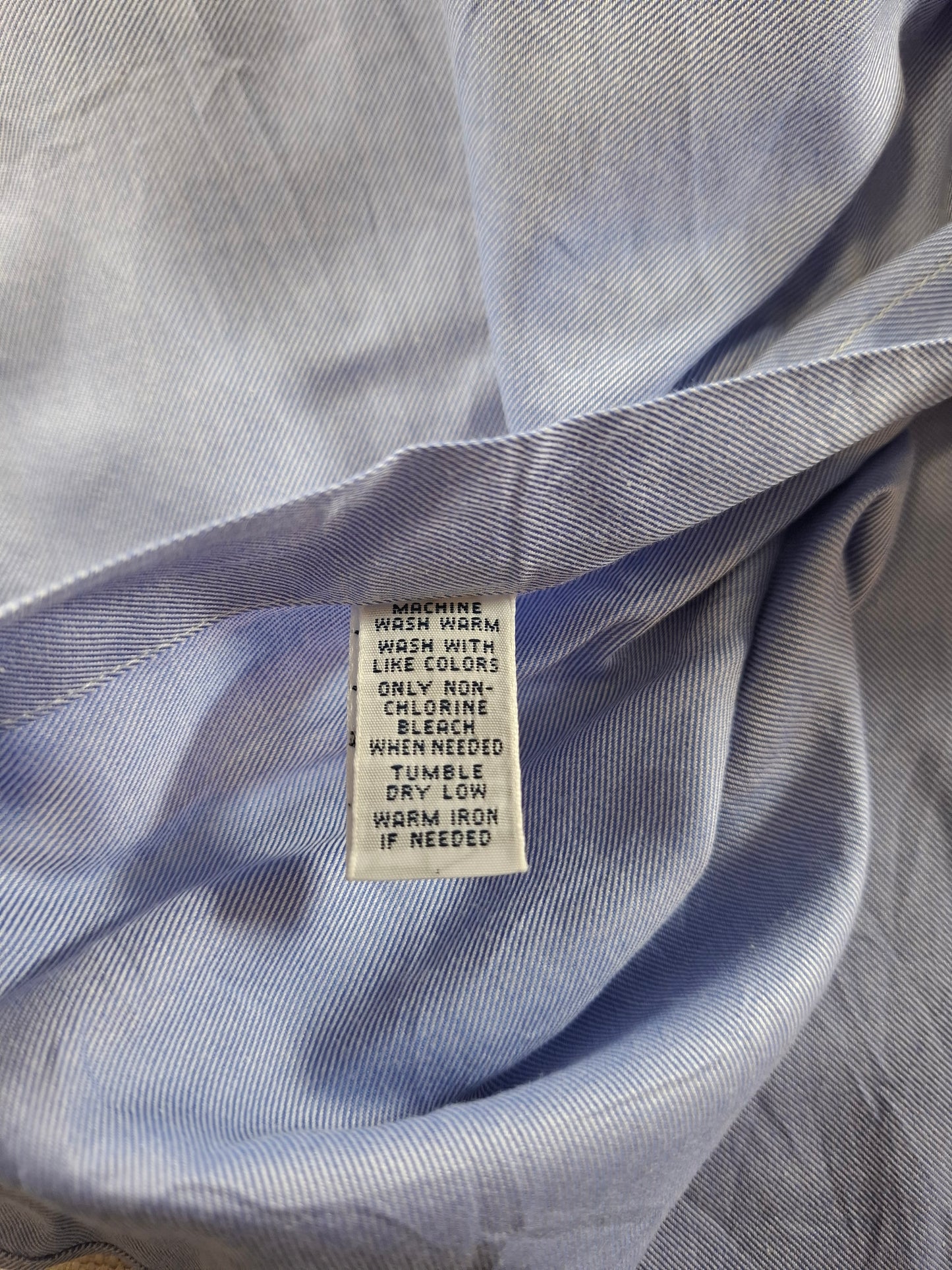 001497 – Polo Ralph Lauren Shirt – Light Blue, Size 16.5 / 34-35