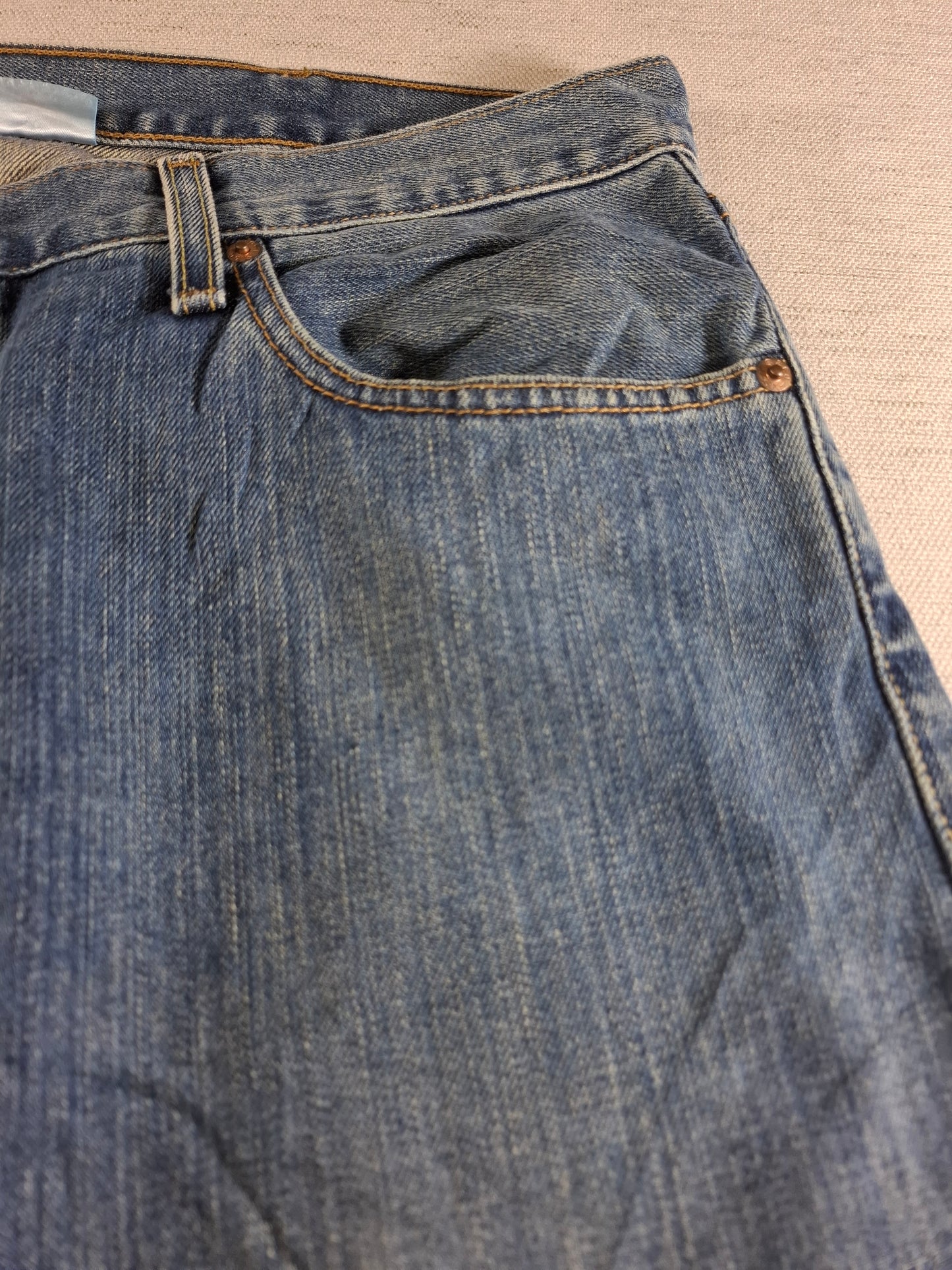 001508 – Levi's Jeans (501) – Blue, Size 38/34