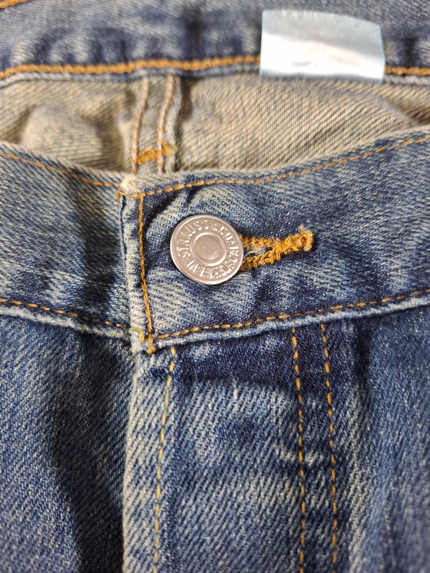 001508 – Levi's Jeans (501) – Blue, Size 38/34