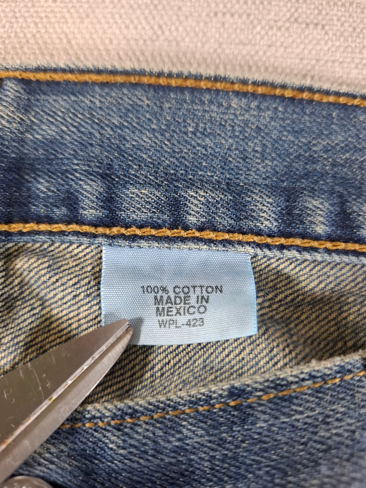 001508 – Levi's Jeans (501) – Blue, Size 38/34