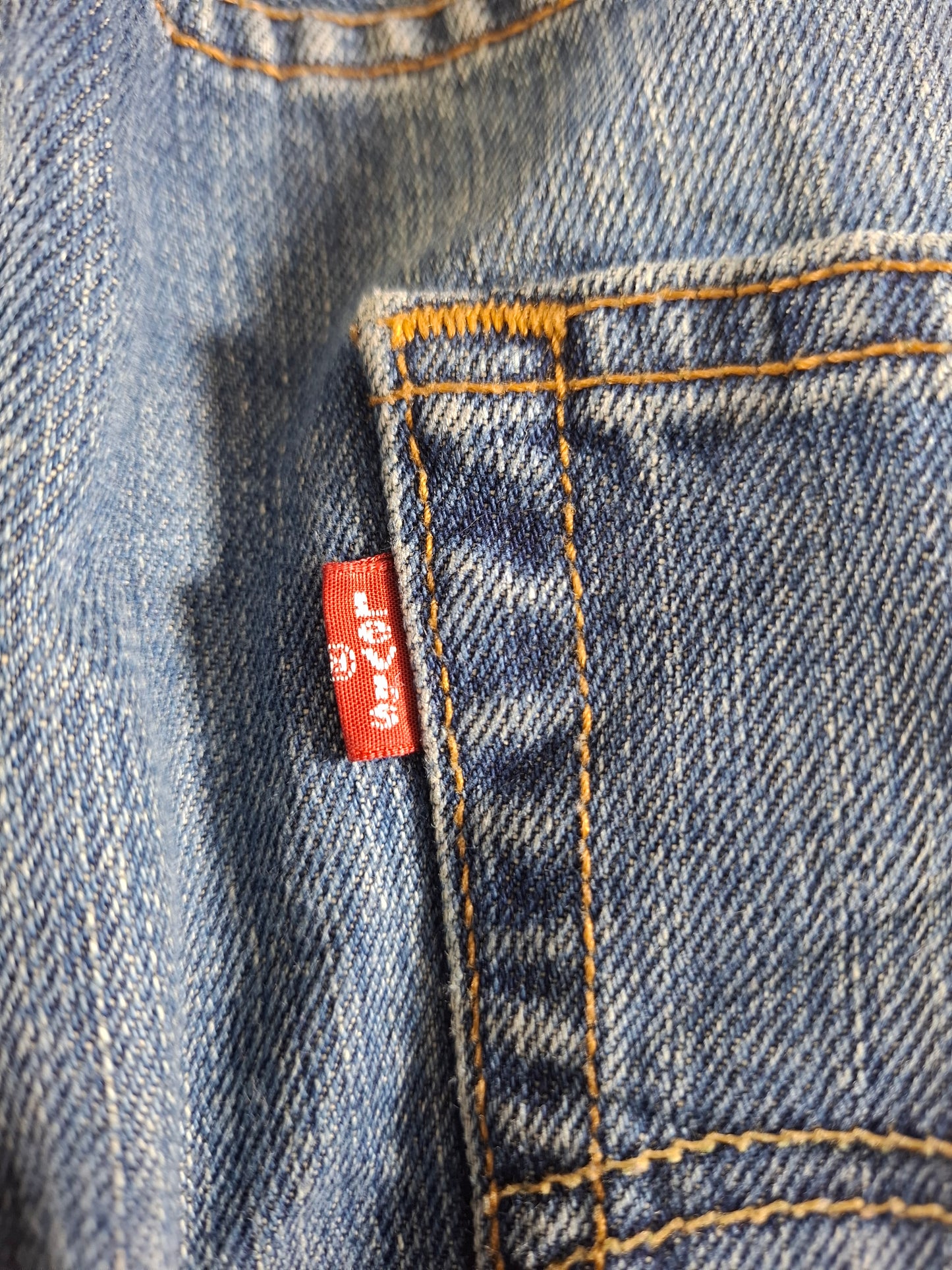 001508 – Levi's Jeans (501) – Blue, Size 38/34