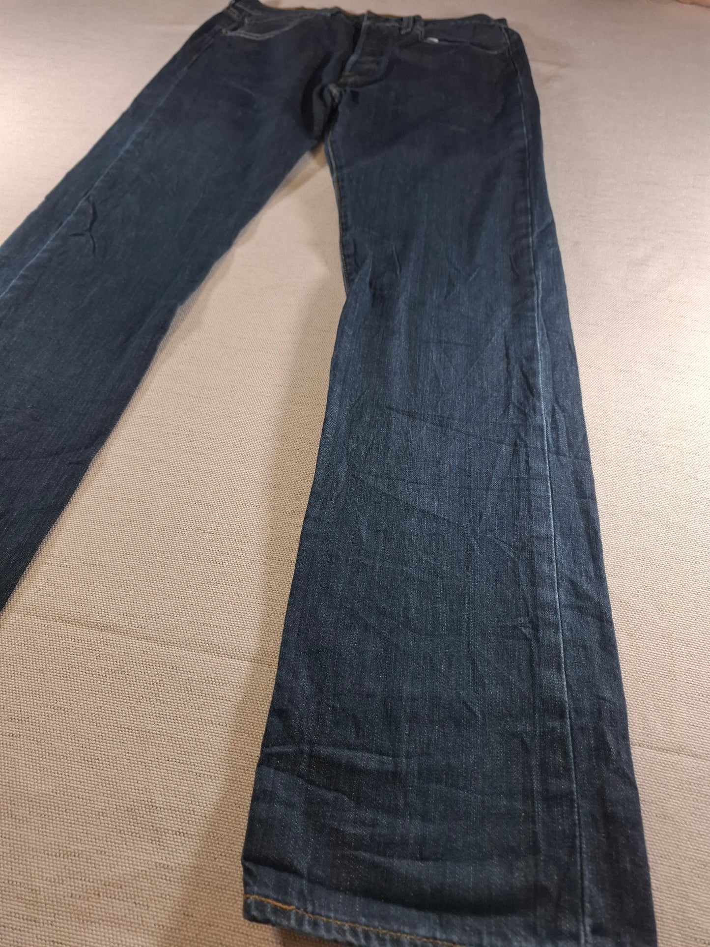 001509 – Levi's Jeans (501) – Dark Blue, Size 32/34