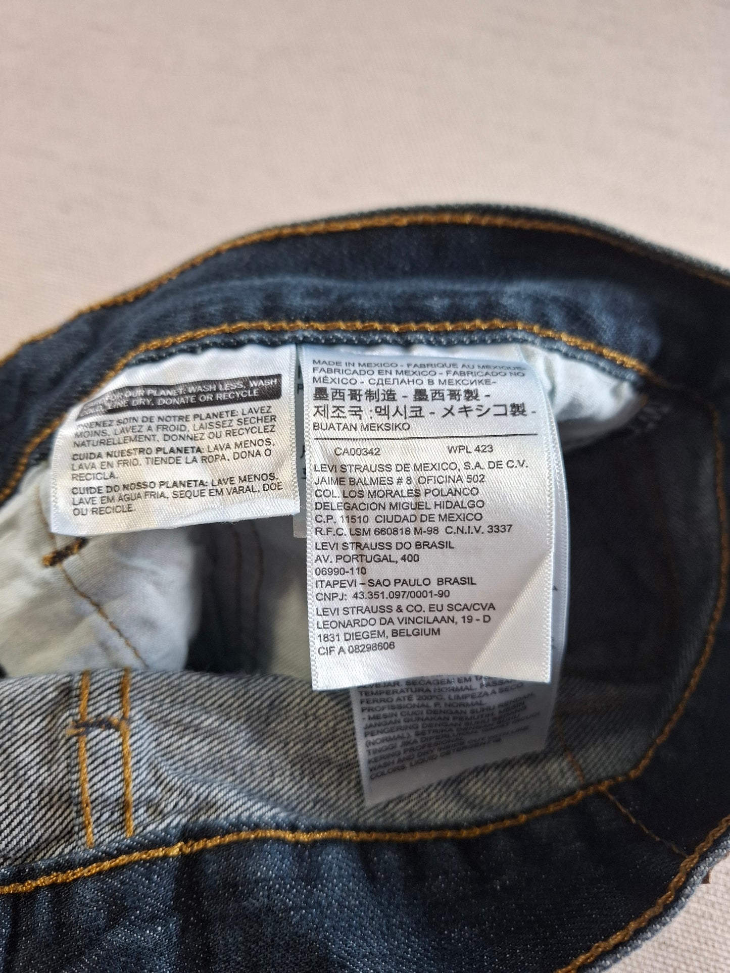 001509 – Levi's Jeans (501) – Dark Blue, Size 32/34
