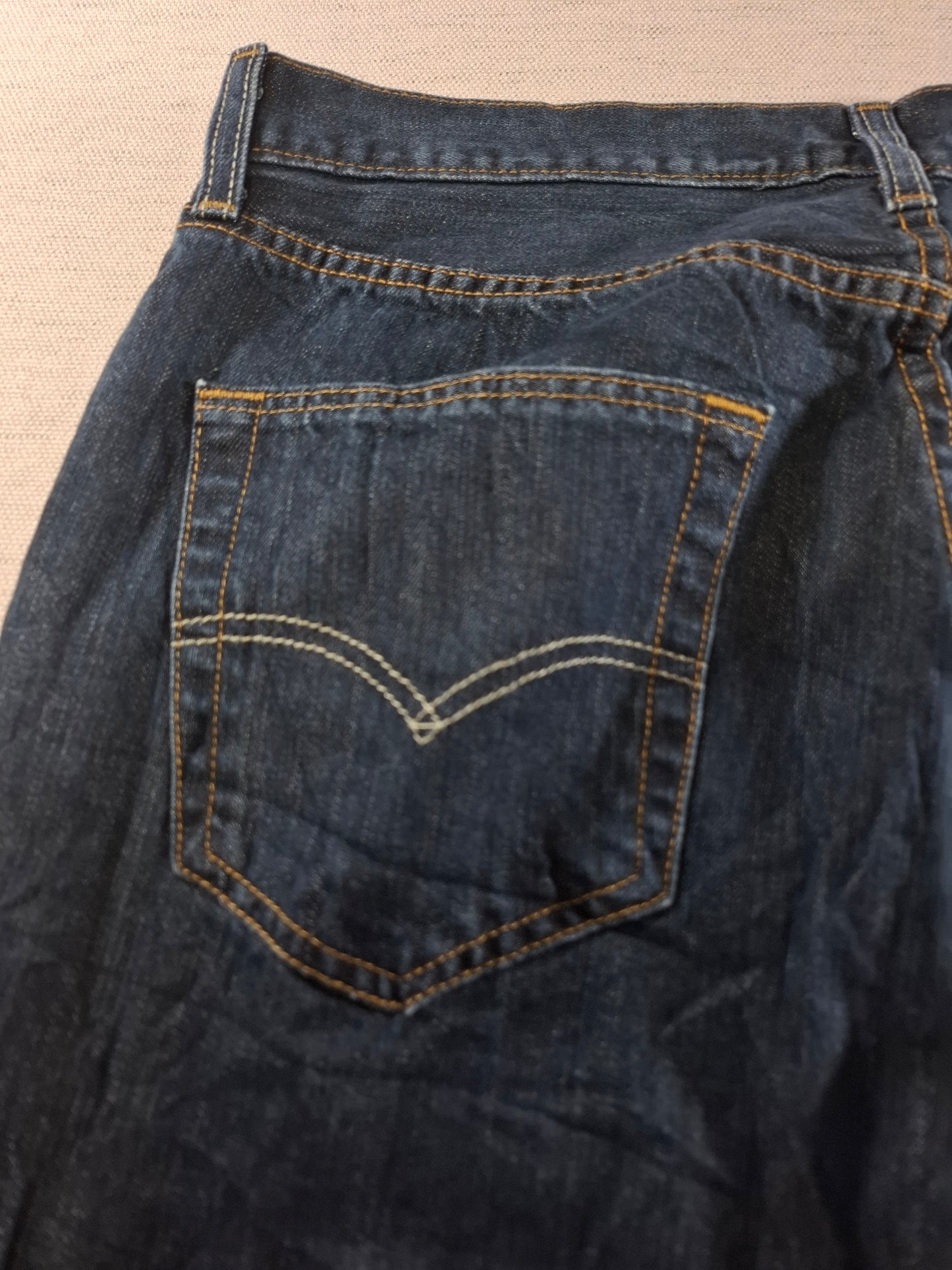 001509 – Levi's Jeans (501) – Dark Blue, Size 32/34