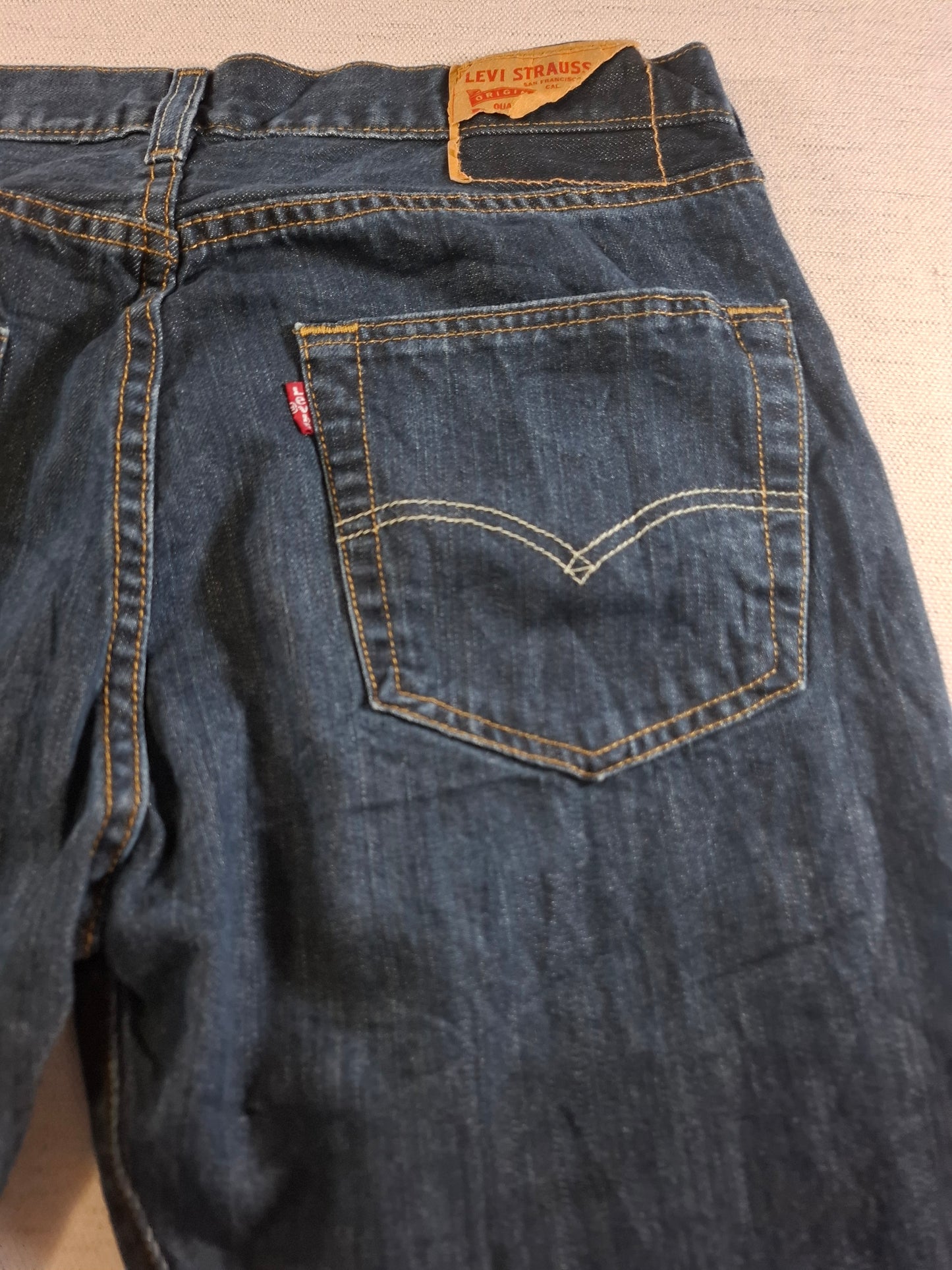001509 – Levi's Jeans (501) – Dark Blue, Size 32/34