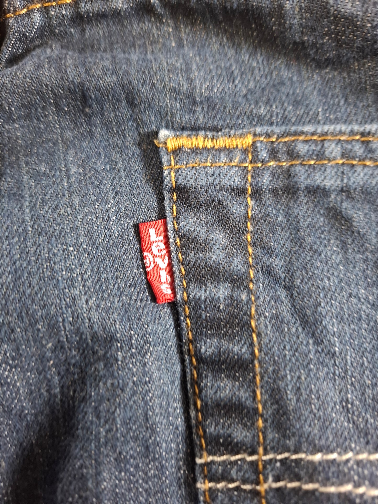 001509 – Levi's Jeans (501) – Dark Blue, Size 32/34