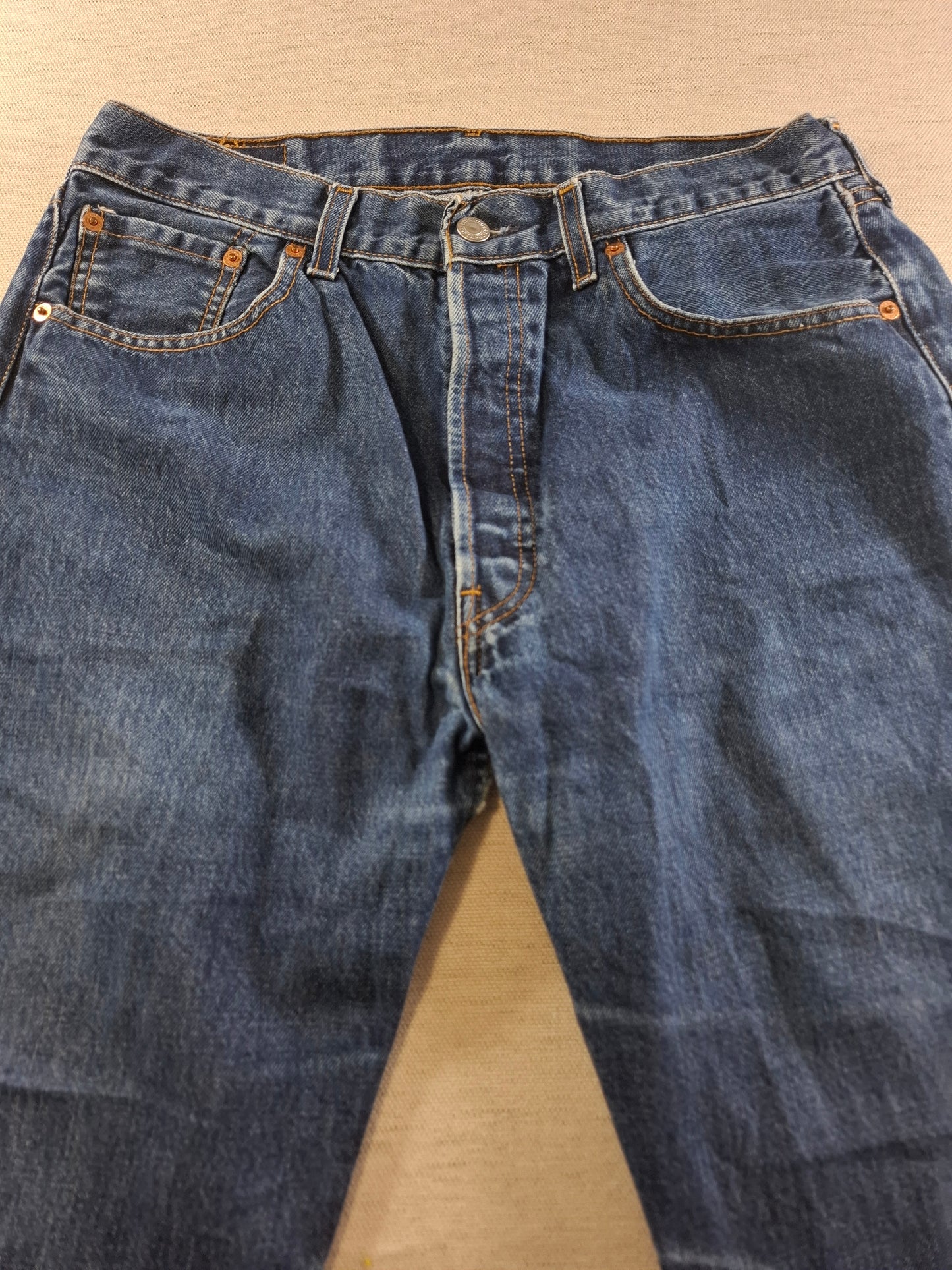 001510 – Levi's Jeans (501) – Blue, Size 34/34