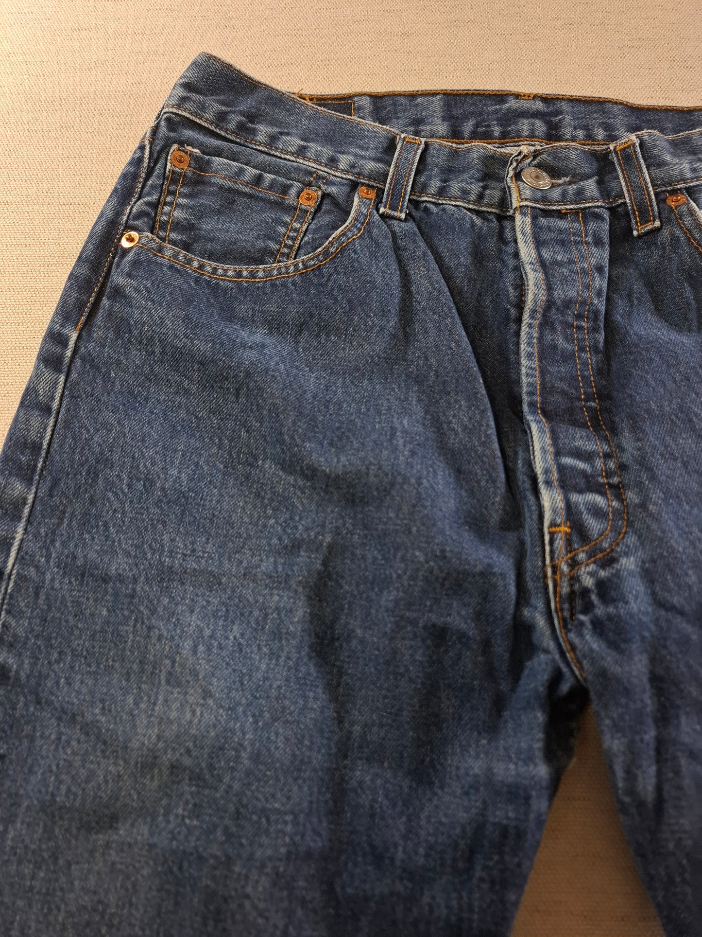 001510 – Levi's Jeans (501) – Blue, Size 34/34