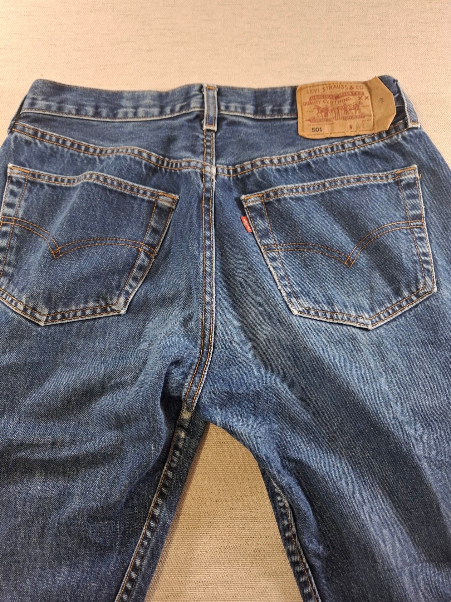 001510 – Levi's Jeans (501) – Blue, Size 34/34