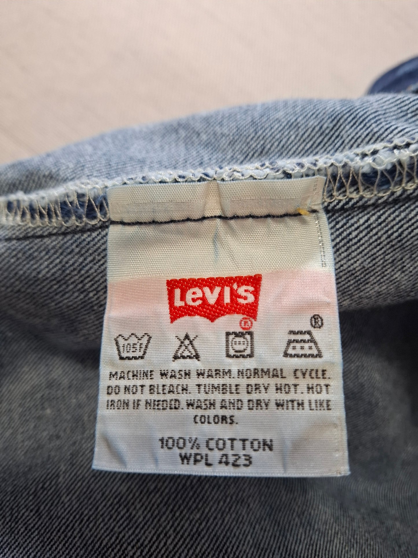 001511 – Levi's Jeans (501) – Dark Blue, Size 33/34