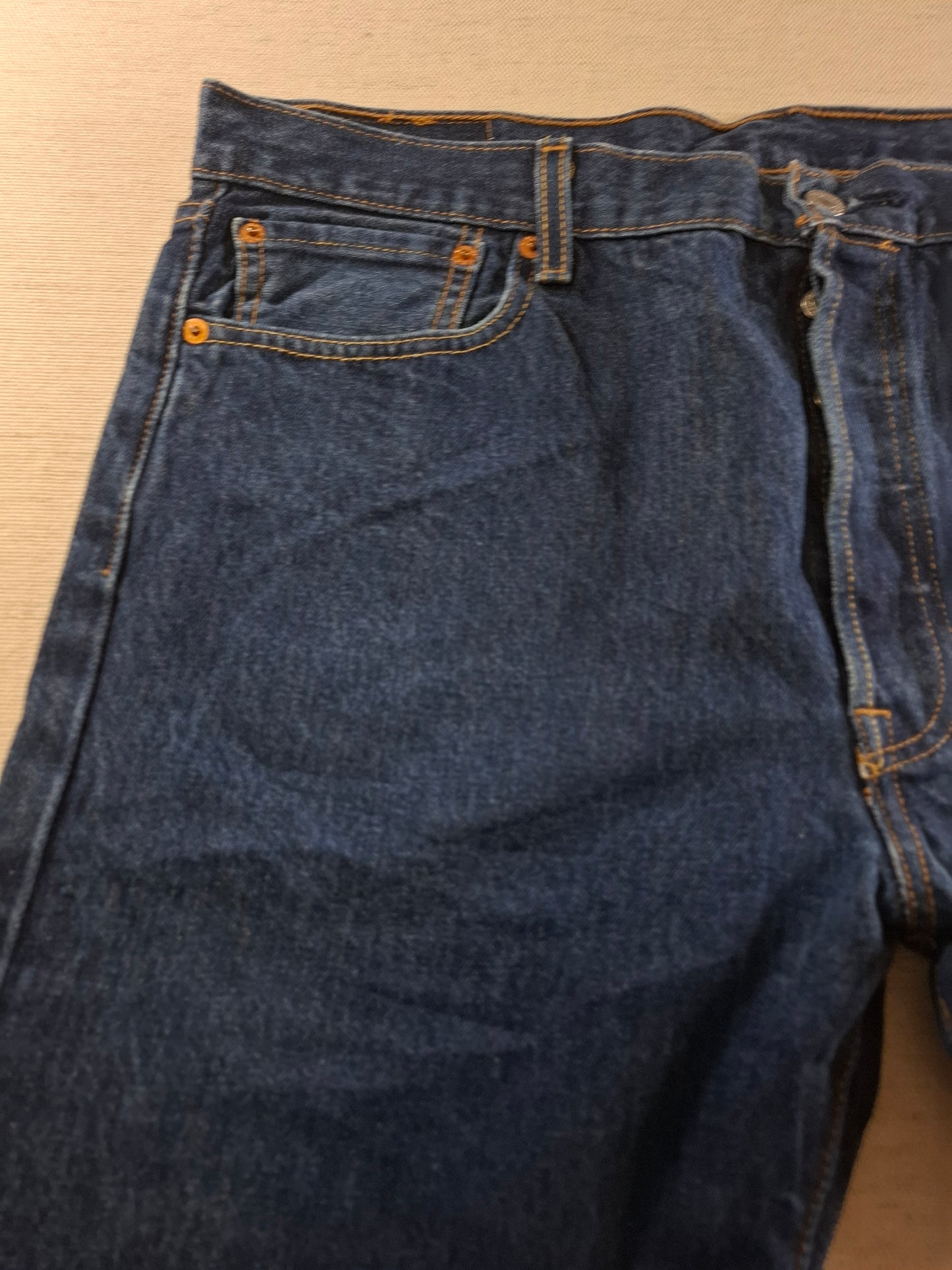 001512 – Levi's Jeans (501) – Blue, Size 36/32
