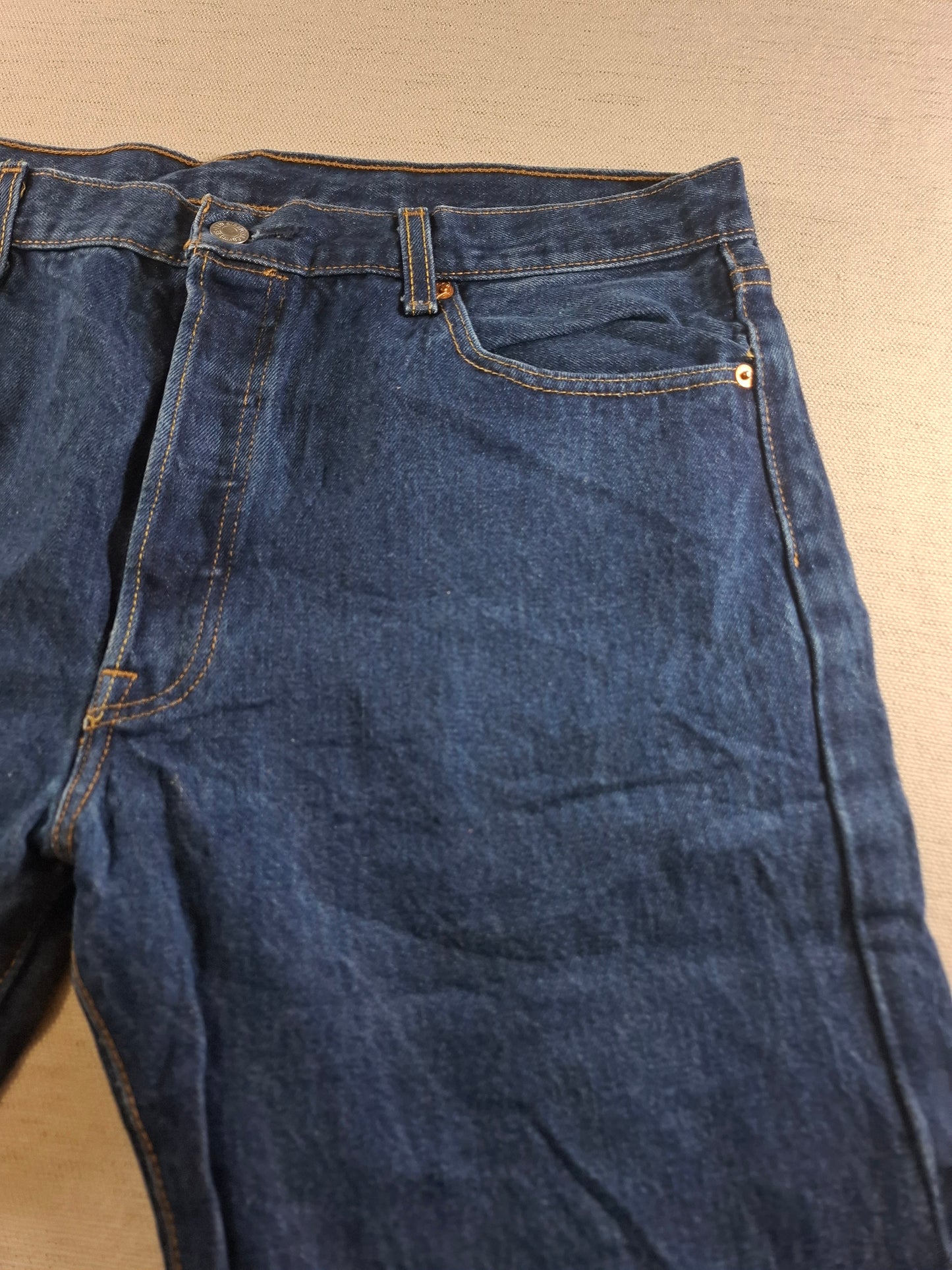 001512 – Levi's Jeans (501) – Blue, Size 36/32