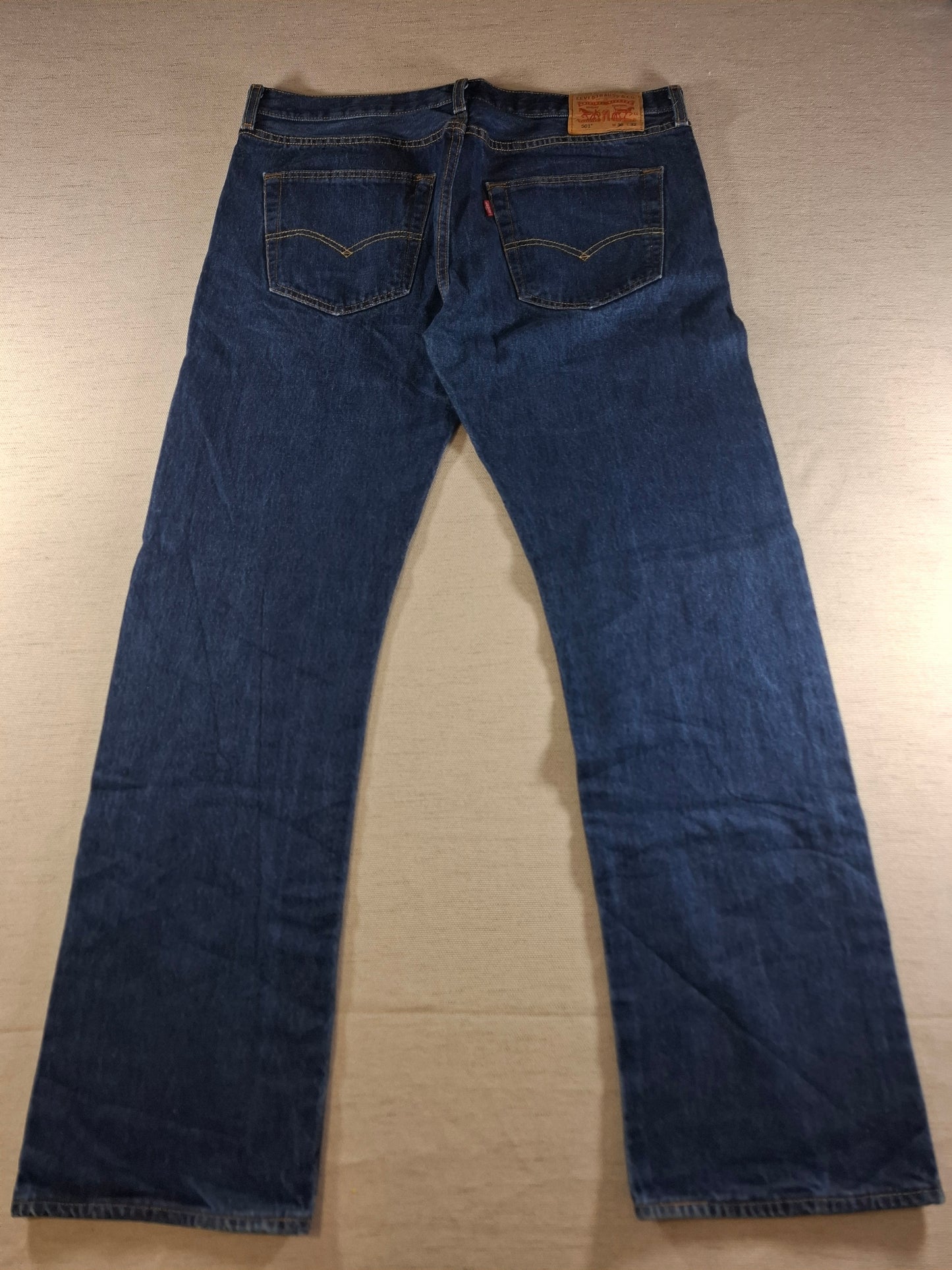 001512 – Levi's Jeans (501) – Blue, Size 36/32