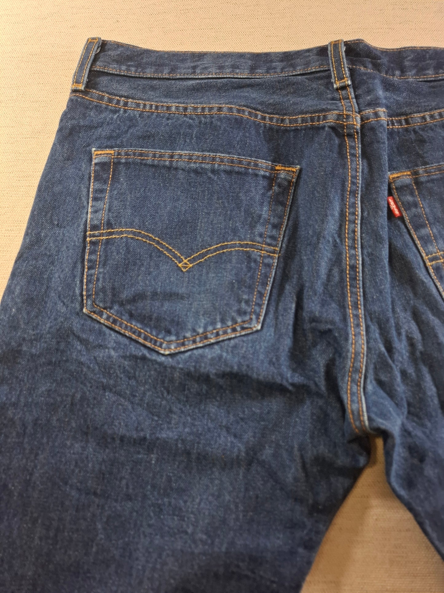 001512 – Levi's Jeans (501) – Blue, Size 36/32
