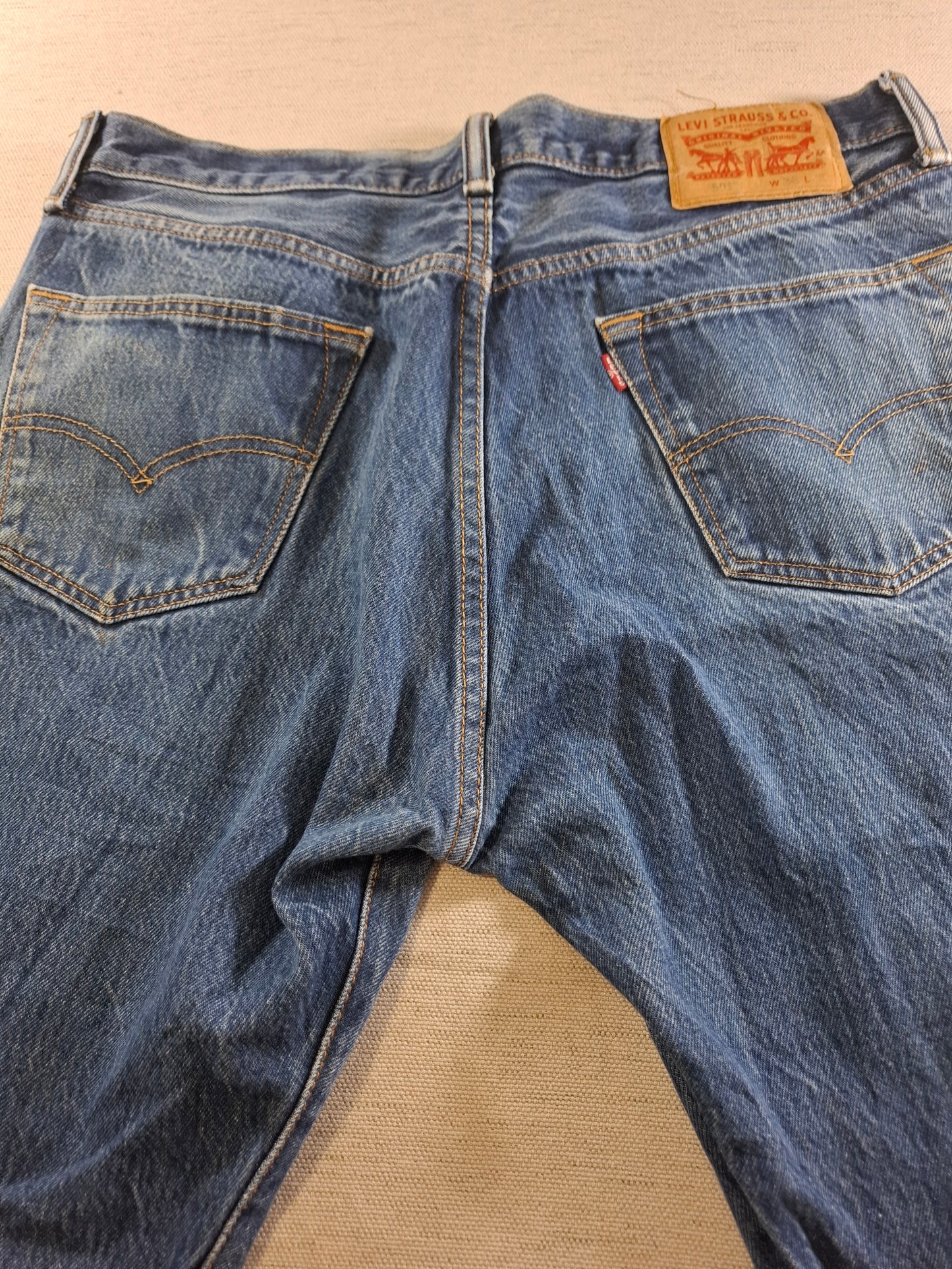 001513 – Levi's Jeans (501) – Blue, Size 36/30
