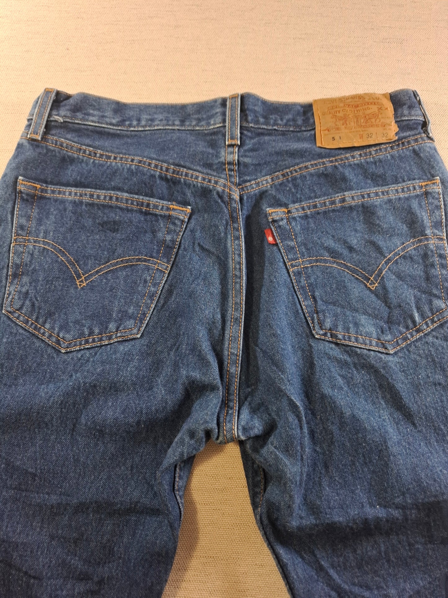 001514 – Levi's Jeans (501) – Blue, Size 32/32