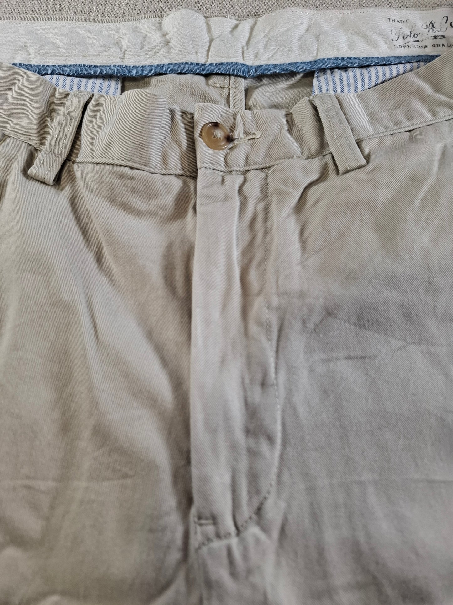 001515 – Polo Ralph Lauren Chino Pants – Beige, Size 34/30