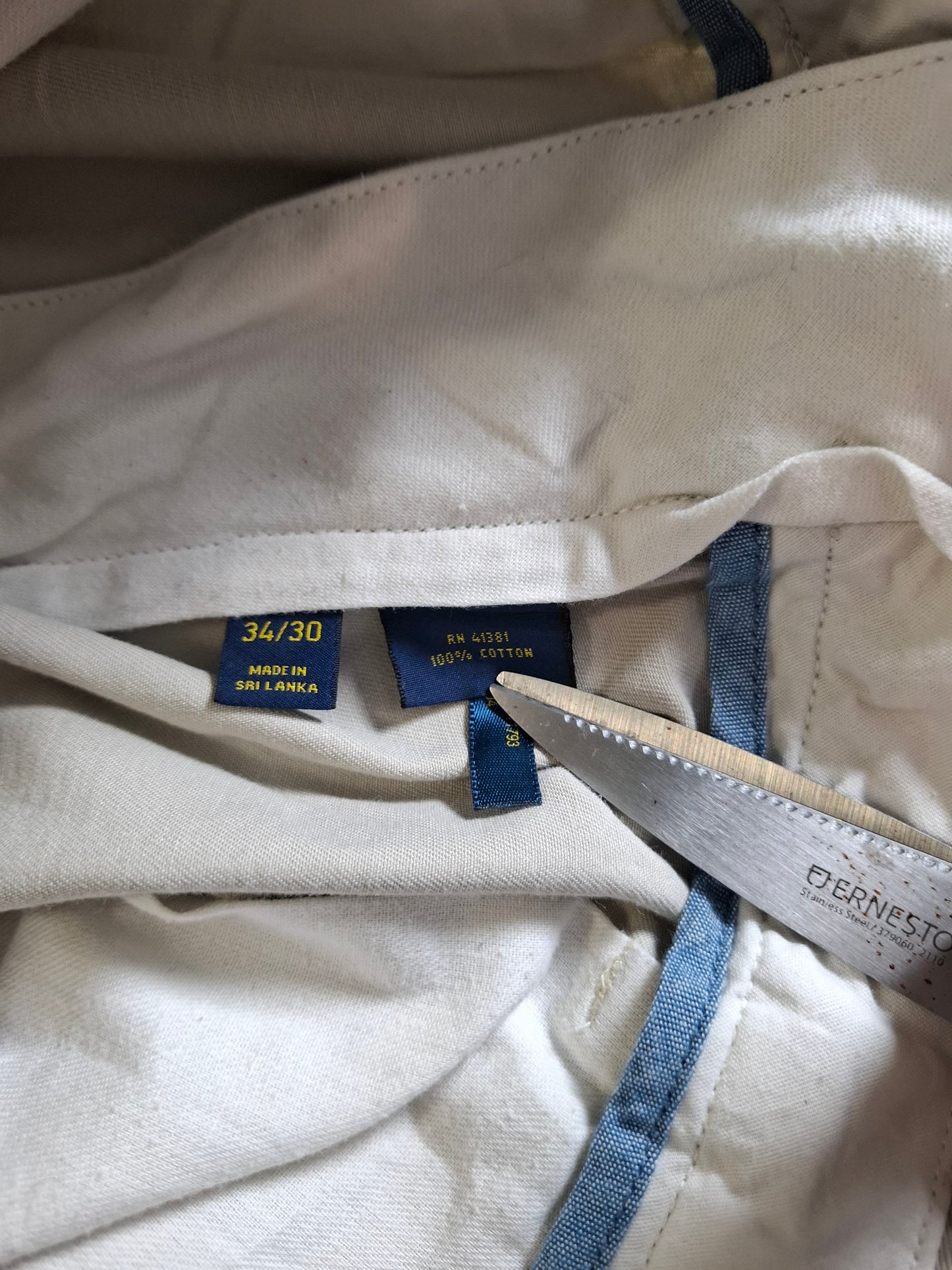 001515 – Polo Ralph Lauren Chino Pants – Beige, Size 34/30