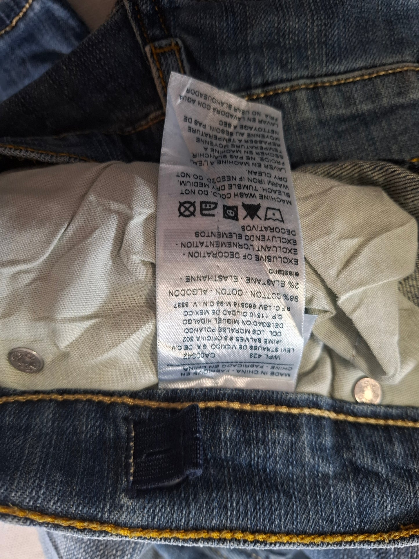 001516 – Levi's Jeans – Blue, Size Regular 10