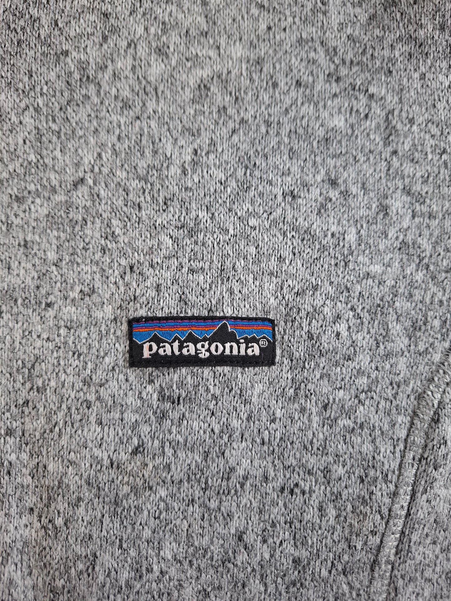 001500 – Patagonia Fleece Jacket – Grey, Size Women's M