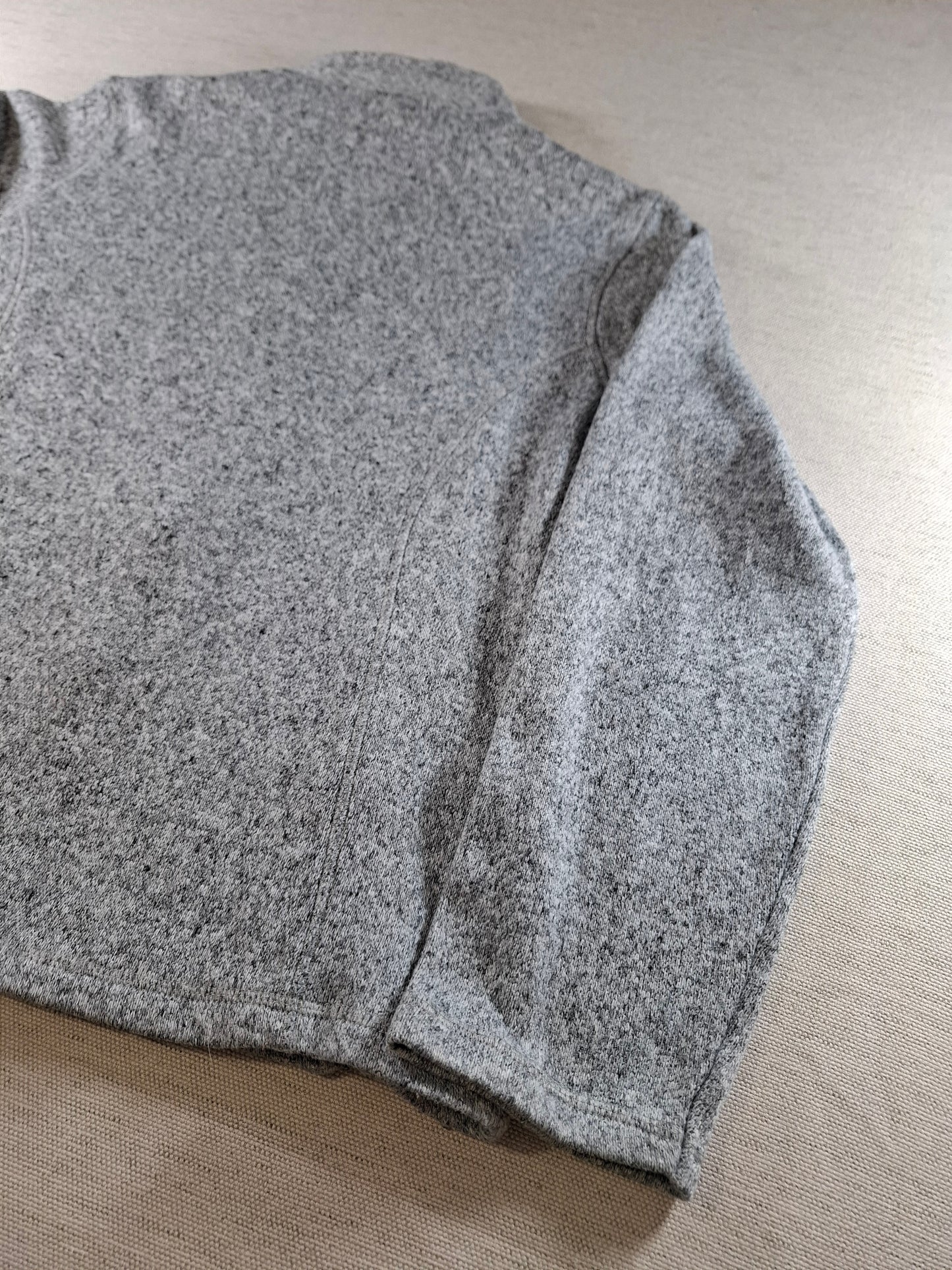 001500 – Patagonia Fleece Jacket – Grey, Size Women's M