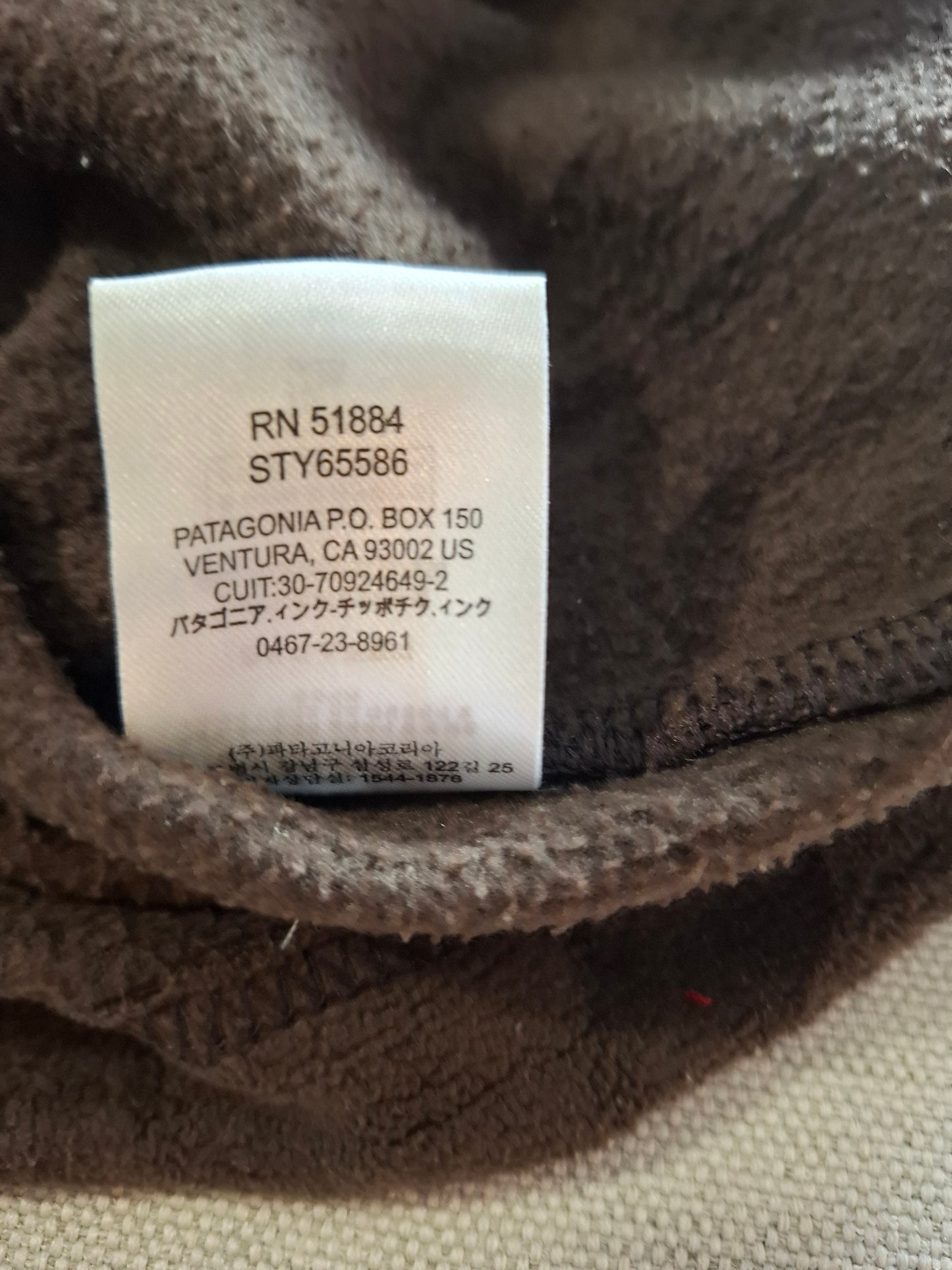 001501 – Patagonia Fleece Vest / Body Warmer – Brown, Size L
