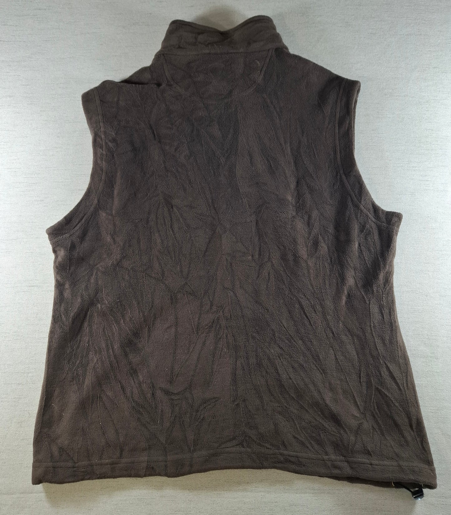 001501 – Patagonia Fleece Vest / Body Warmer – Brown, Size L