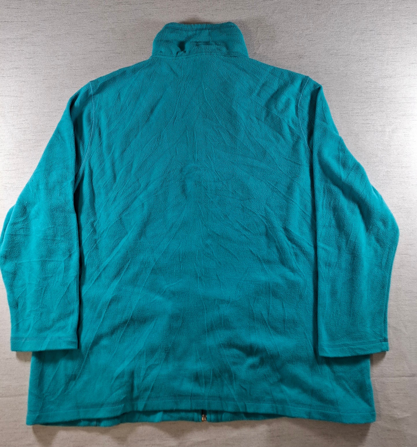 001502 – Patagonia Fleece Jacket – Turquoise, Size XL