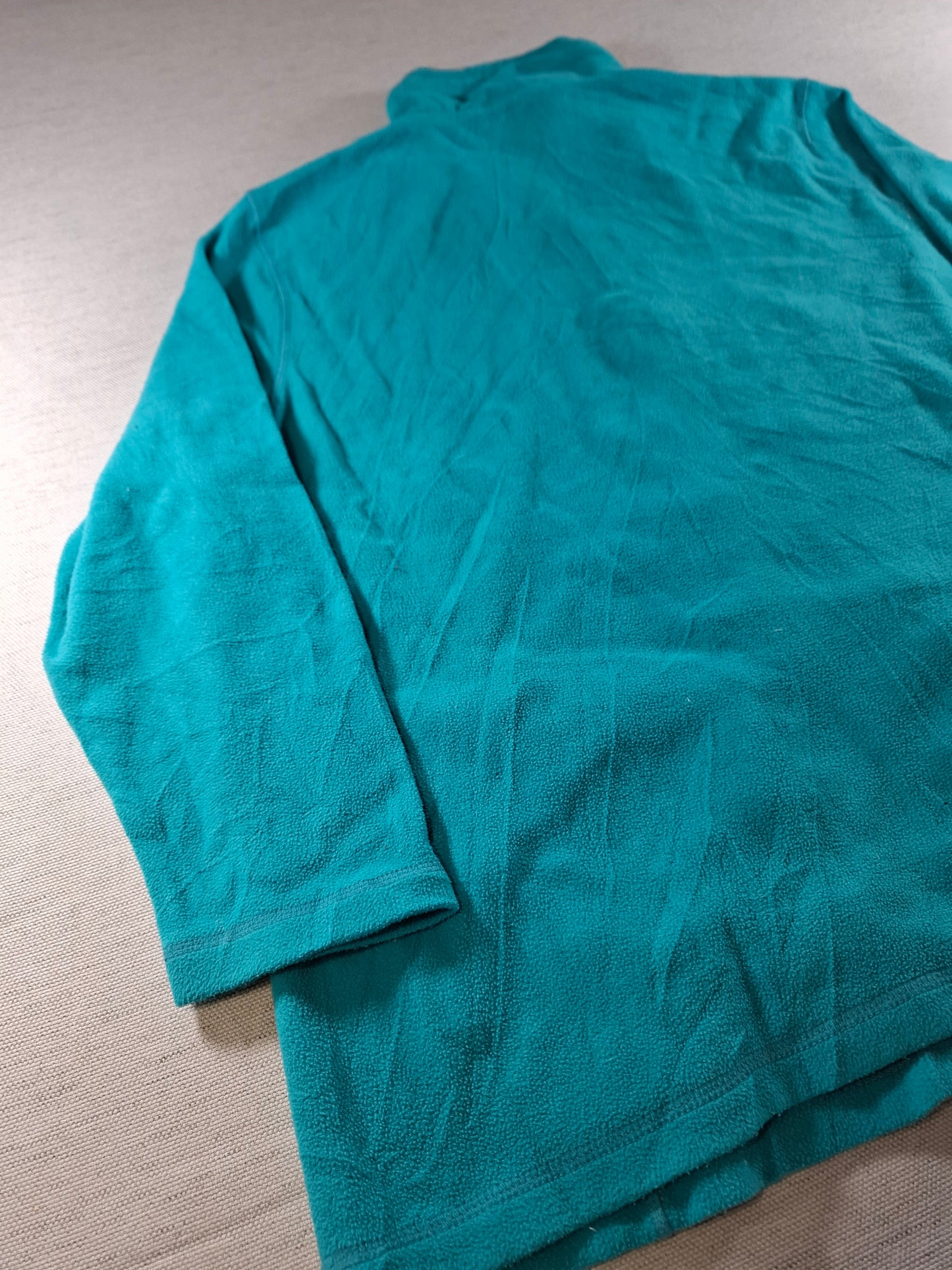 001502 – Patagonia Fleece Jacket – Turquoise, Size XL