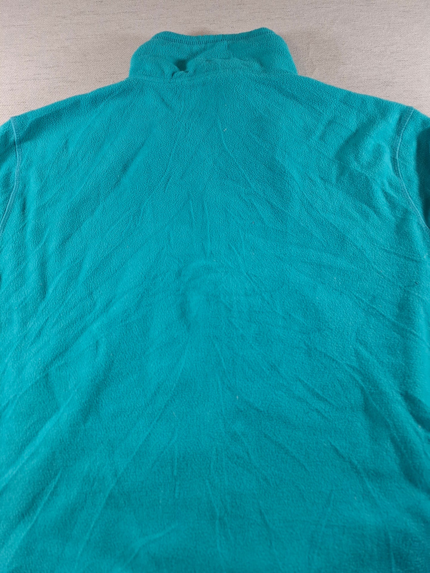 001502 – Patagonia Fleece Jacket – Turquoise, Size XL
