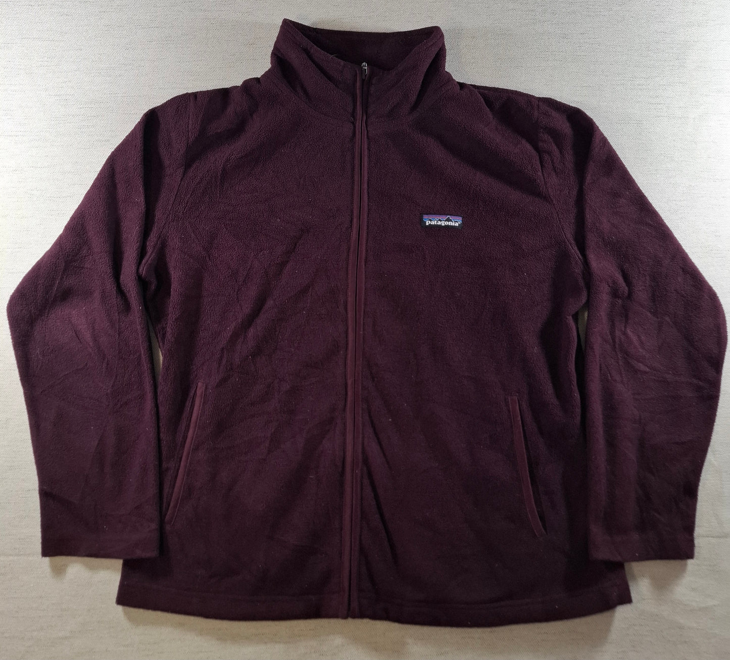 001505 – Patagonia Fleece Jacket – Purple, Size L