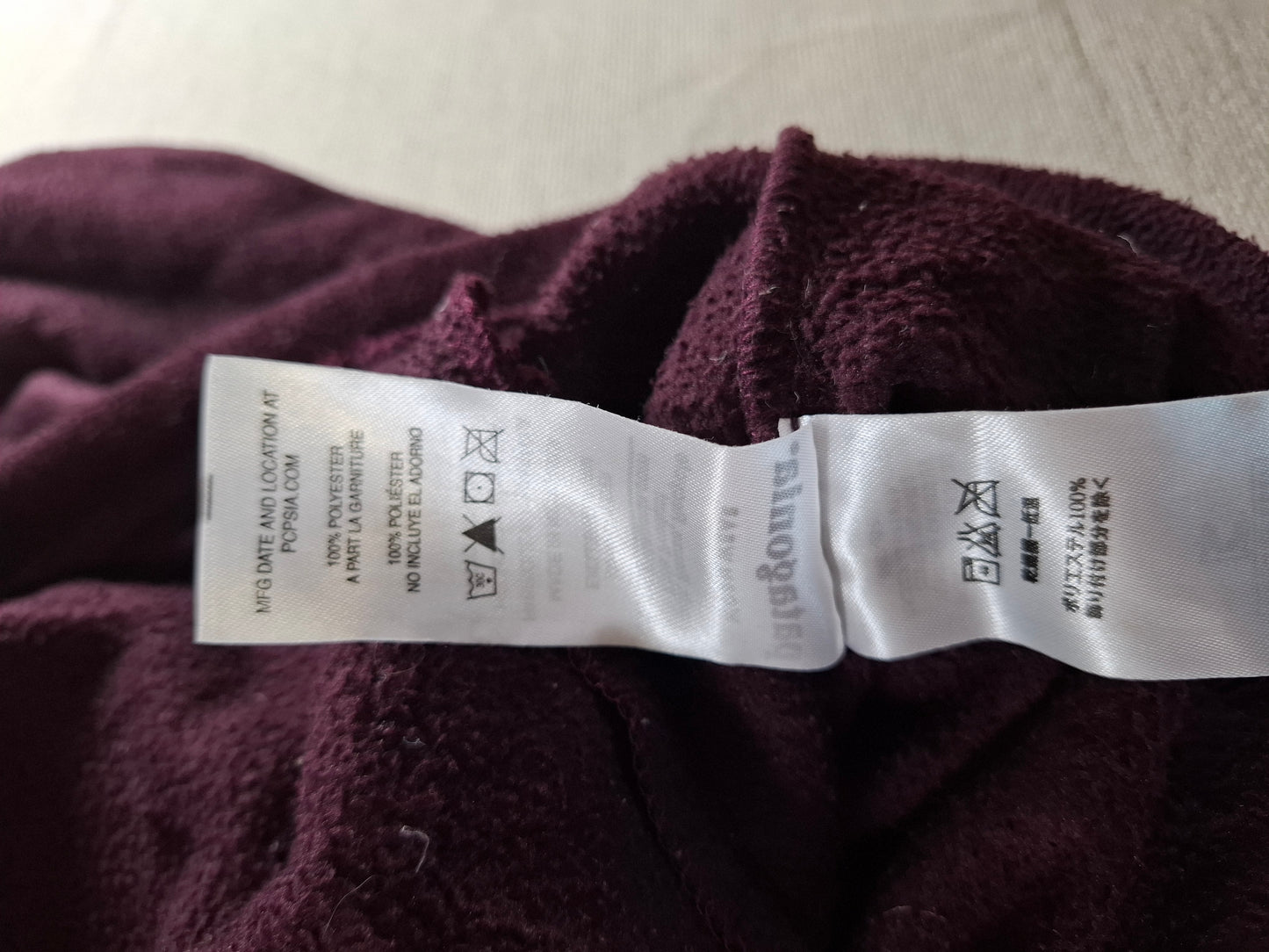 001505 – Patagonia Fleece Jacket – Purple, Size L