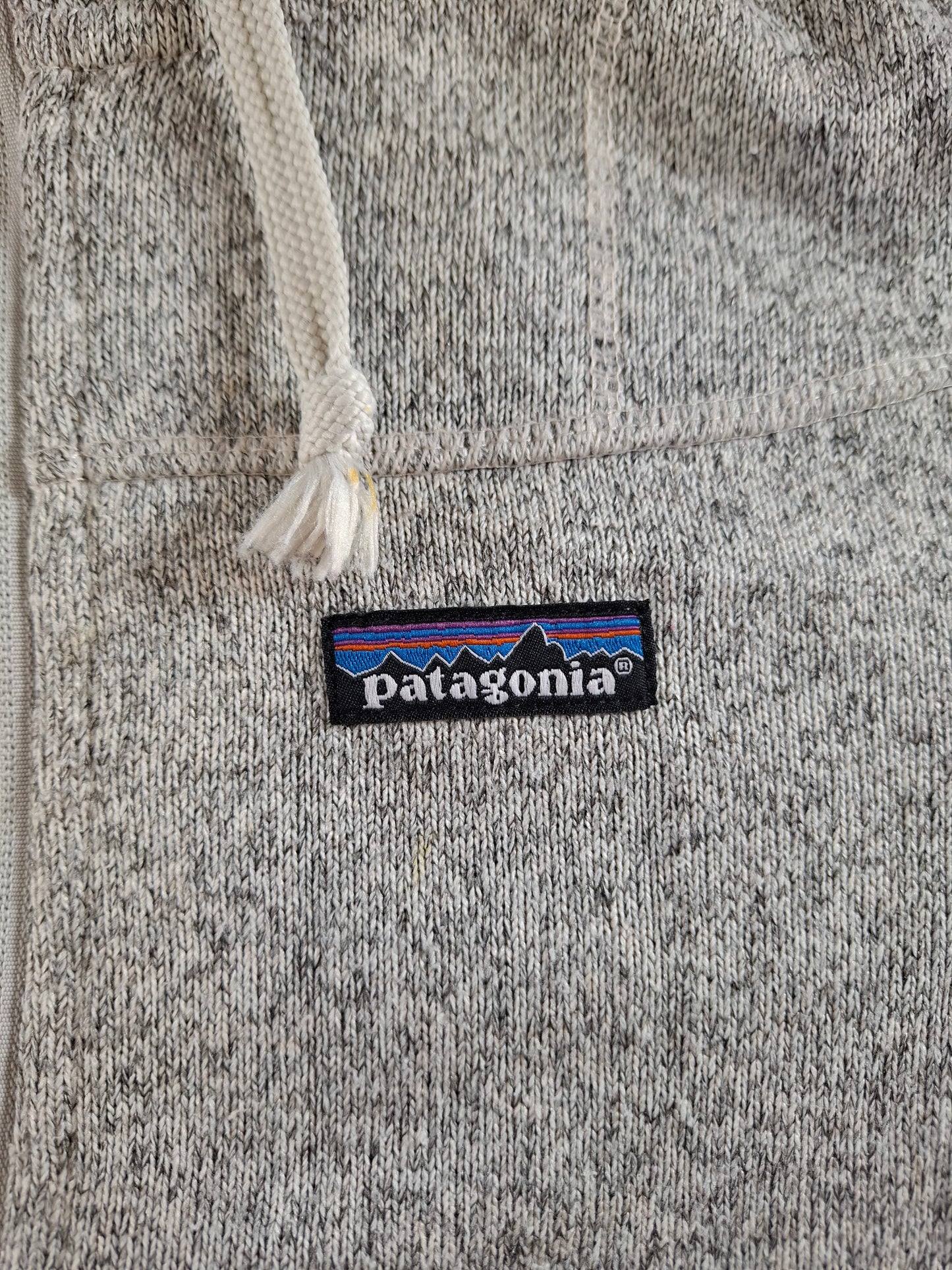 001507 – Patagonia Fleece Hoodie – Grey, Size Women's M