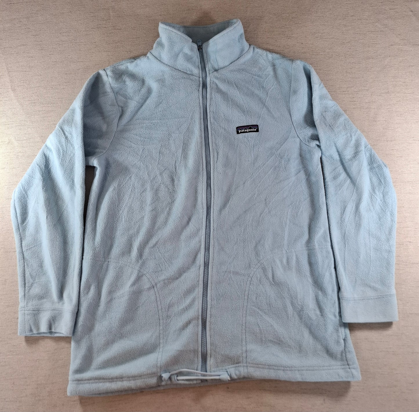 001530 – Patagonia Fleece Jacket – Turquoise, Size XL