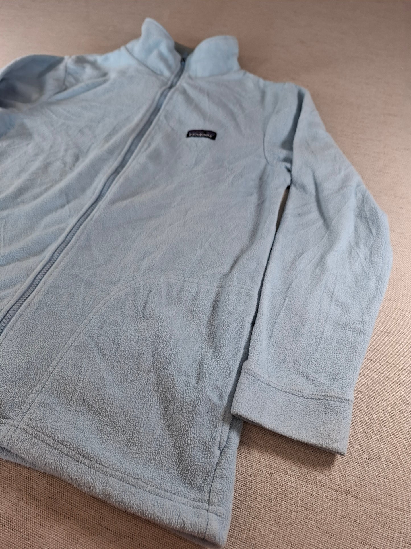 001530 – Patagonia Fleece Jacket – Turquoise, Size XL