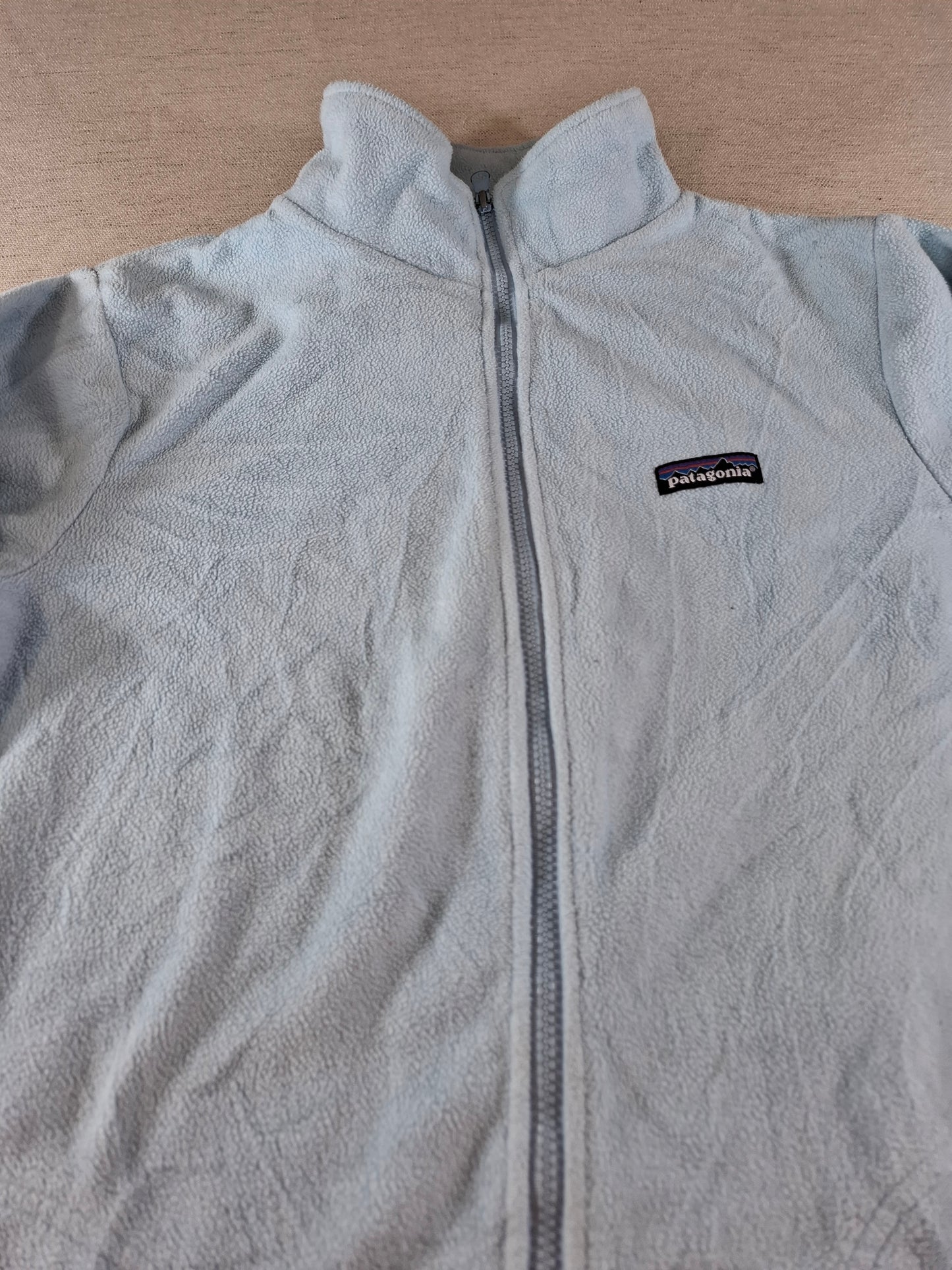 001530 – Patagonia Fleece Jacket – Turquoise, Size XL