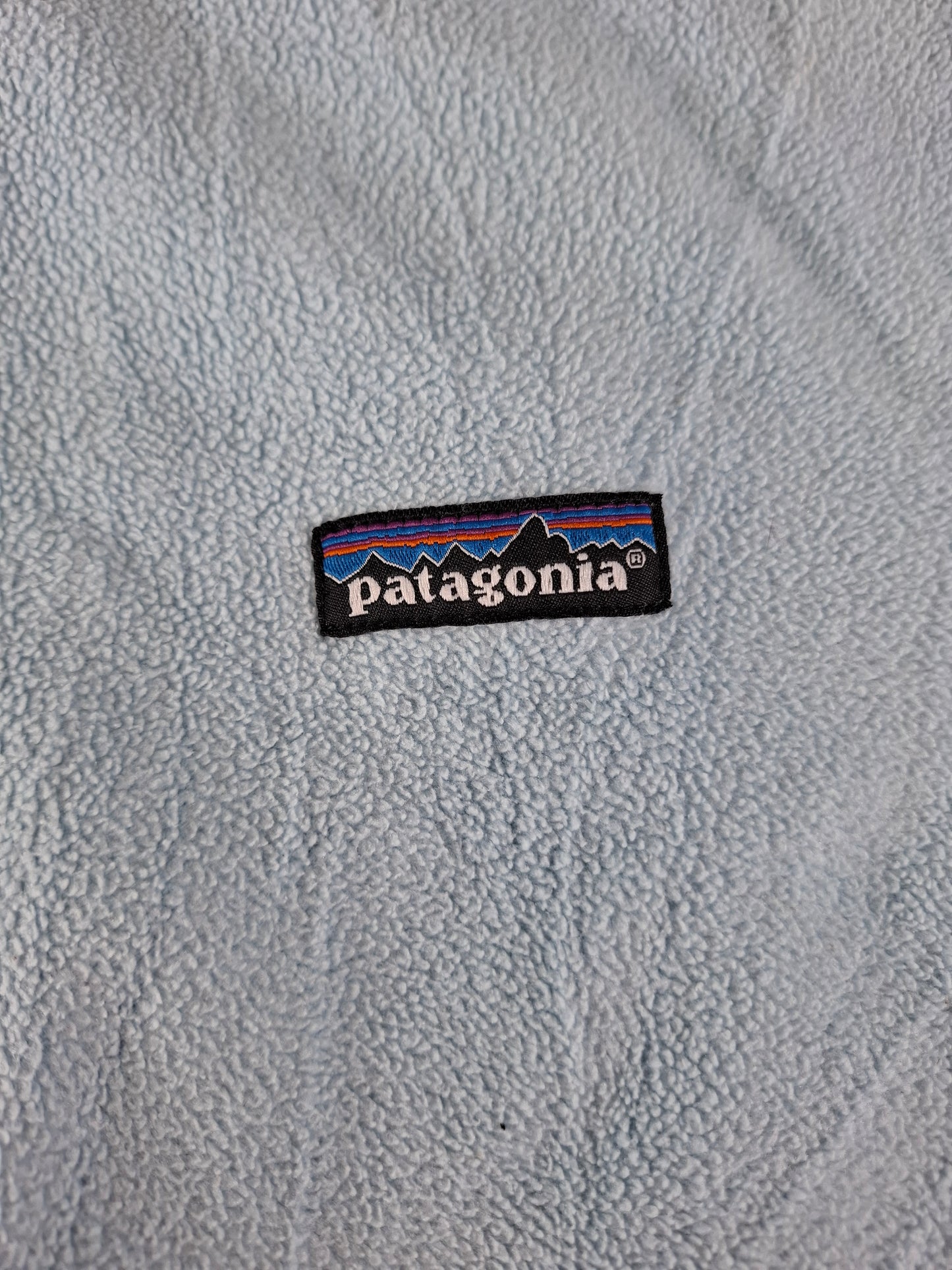 001530 – Patagonia Fleece Jacket – Turquoise, Size XL