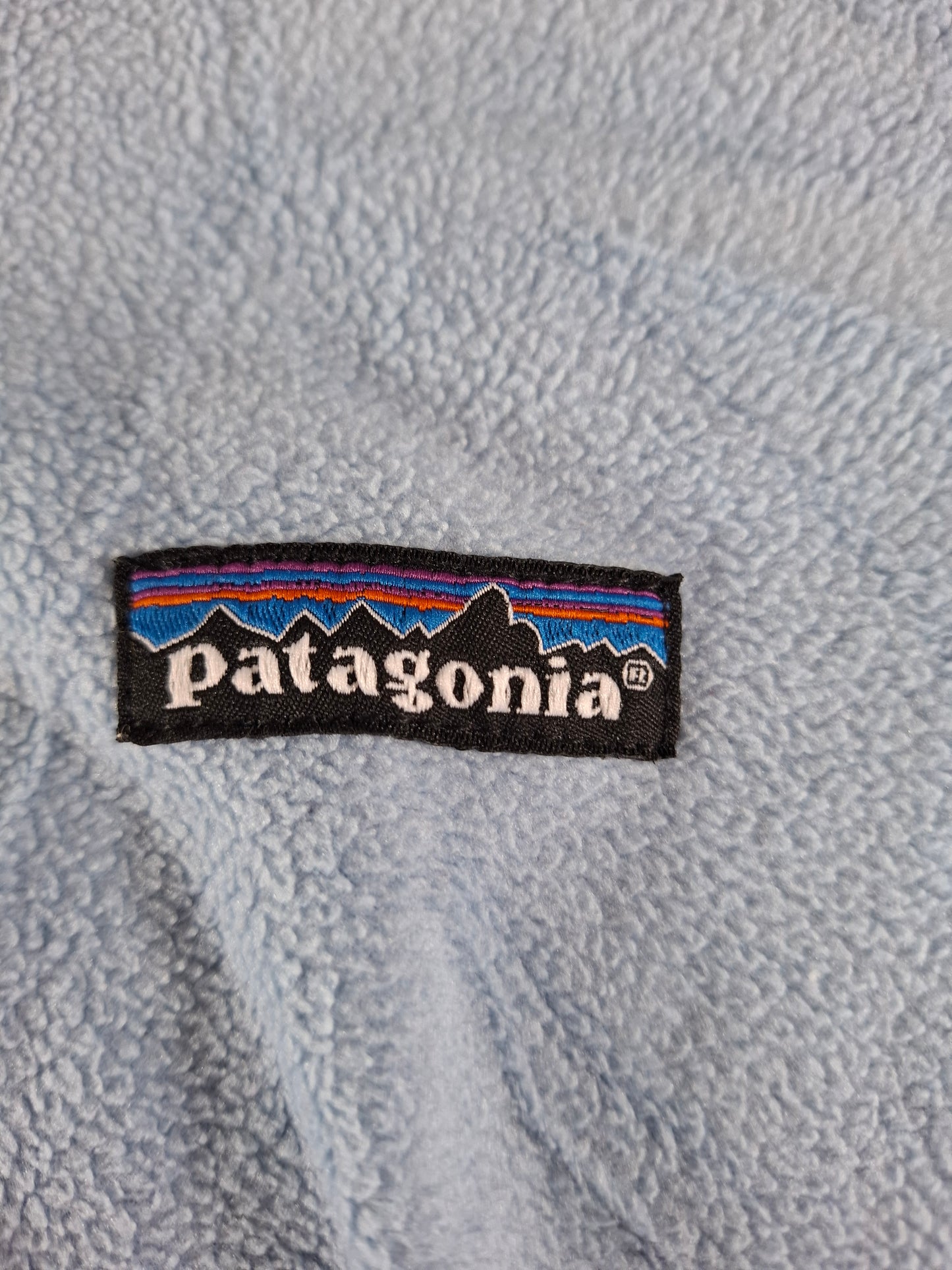 001531 – Patagonia Fleece Jacket – Light Blue, Size XL