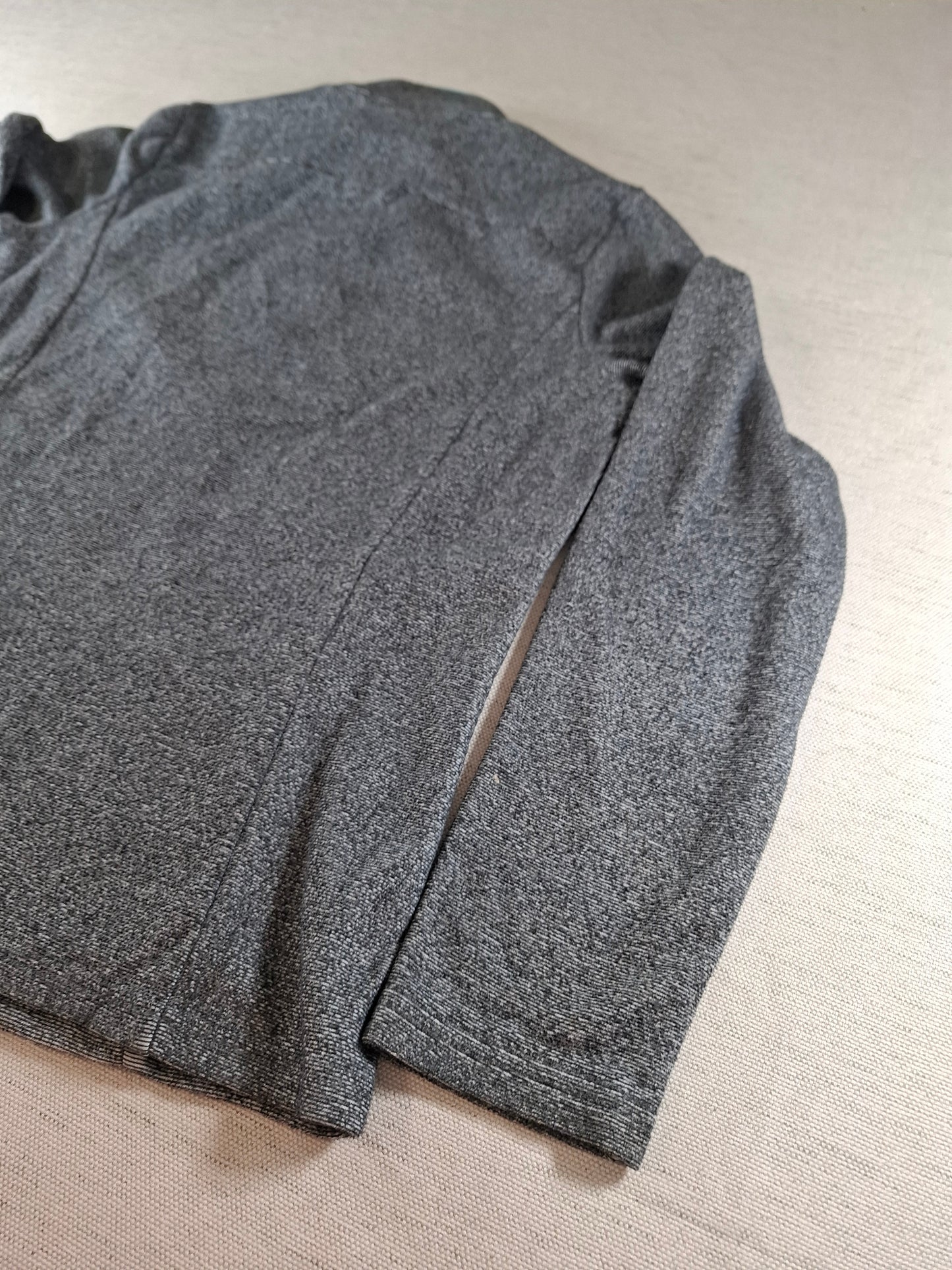 001534 – Patagonia Fleece Jacket – Grey/Mint, Size Women's M
