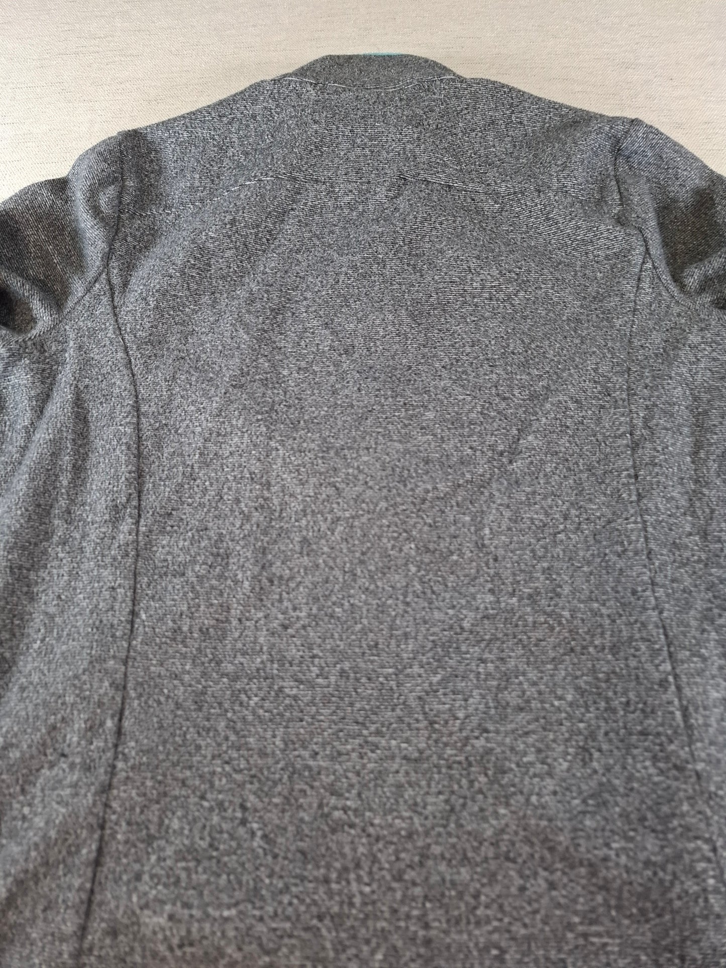 001534 – Patagonia Fleece Jacket – Grey/Mint, Size Women's M