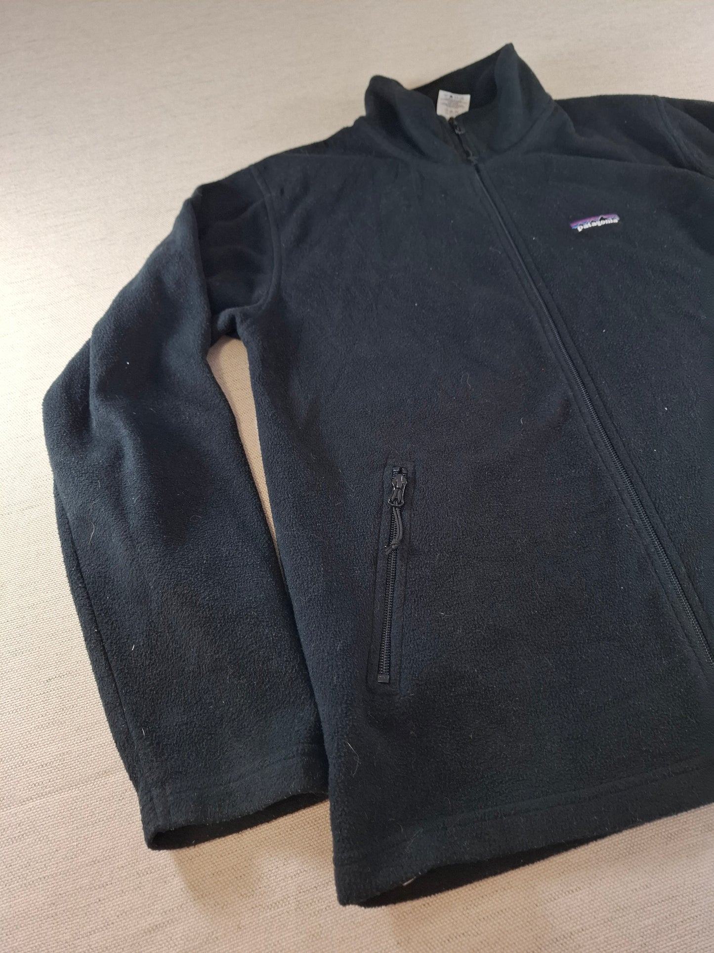 001536 – Patagonia Fleece Jacket – Black, Size M