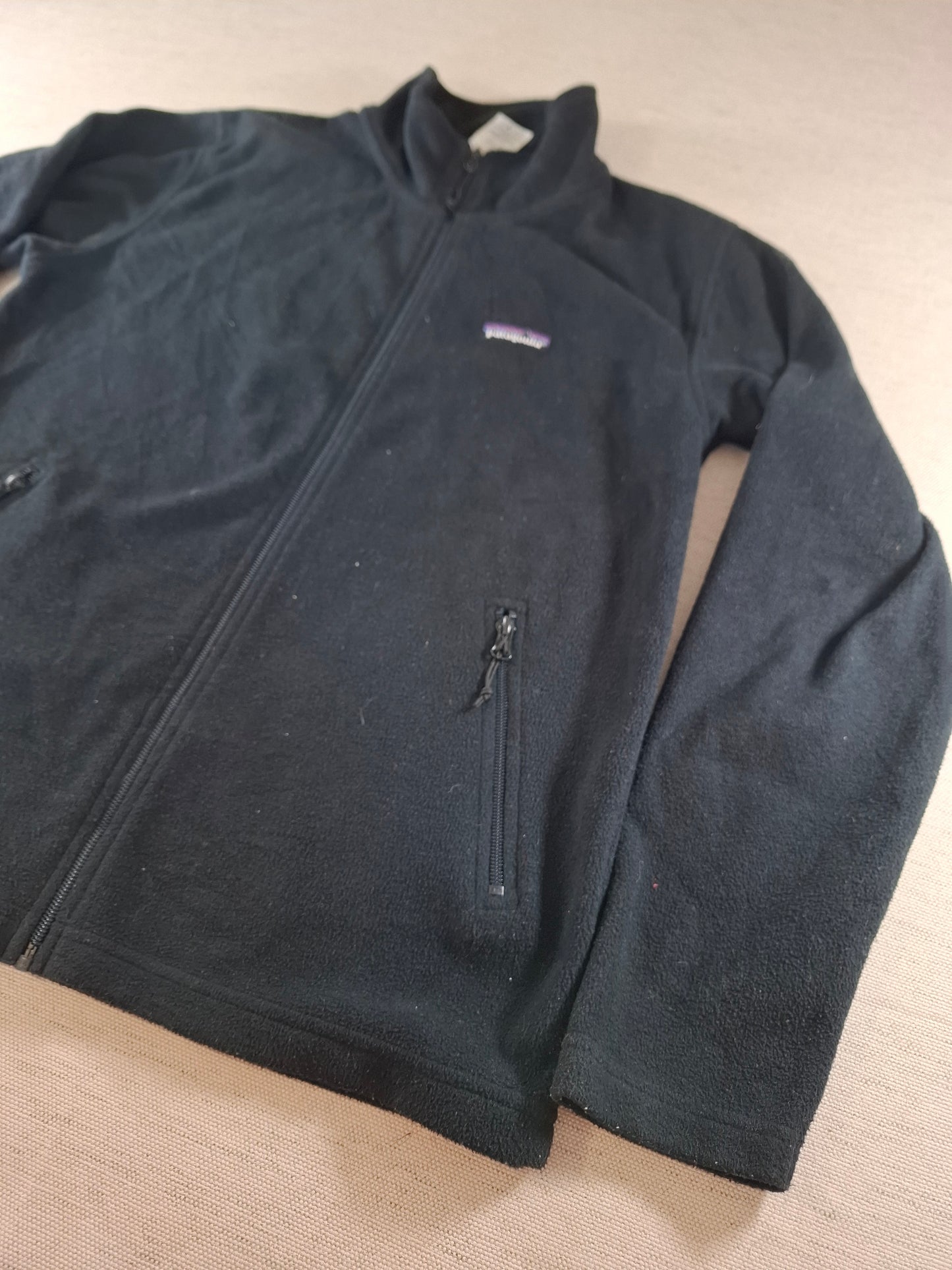 001536 – Patagonia Fleece Jacket – Black, Size M