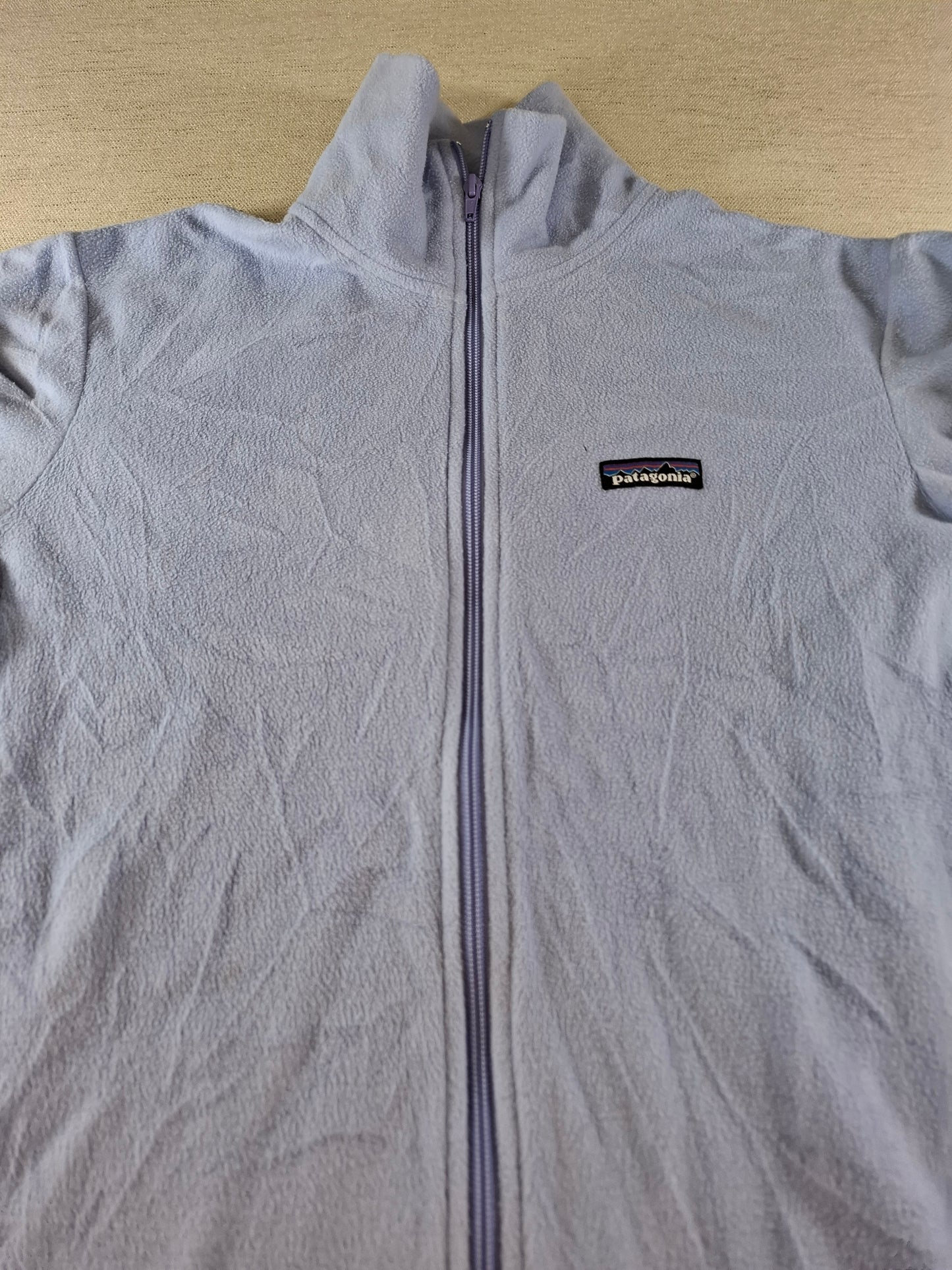 001537 – Patagonia Fleece Jacket – Lilac, Size Women's L