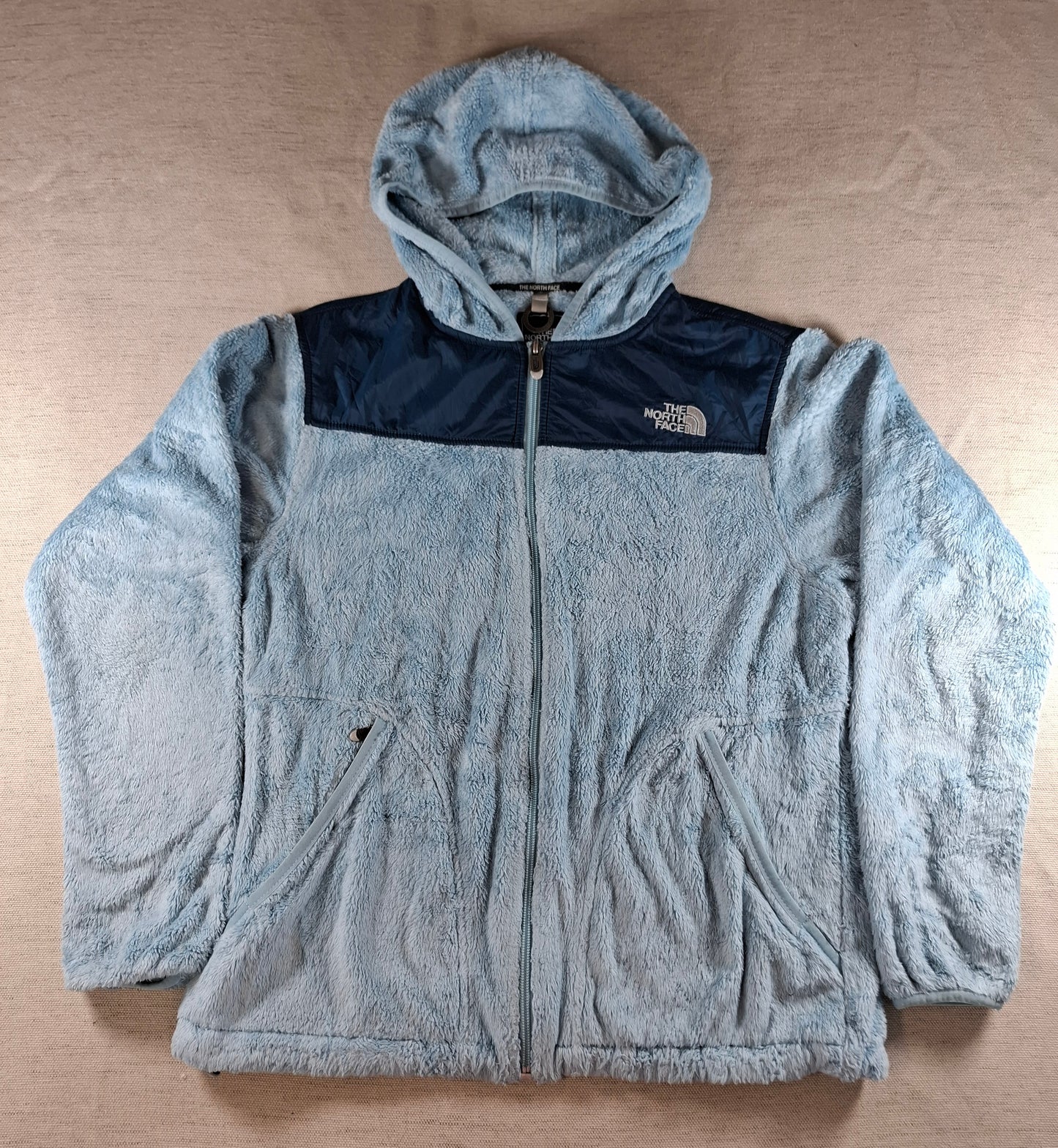 001538 – The North Face Fleece Jacket – Aqua, Size Women's L