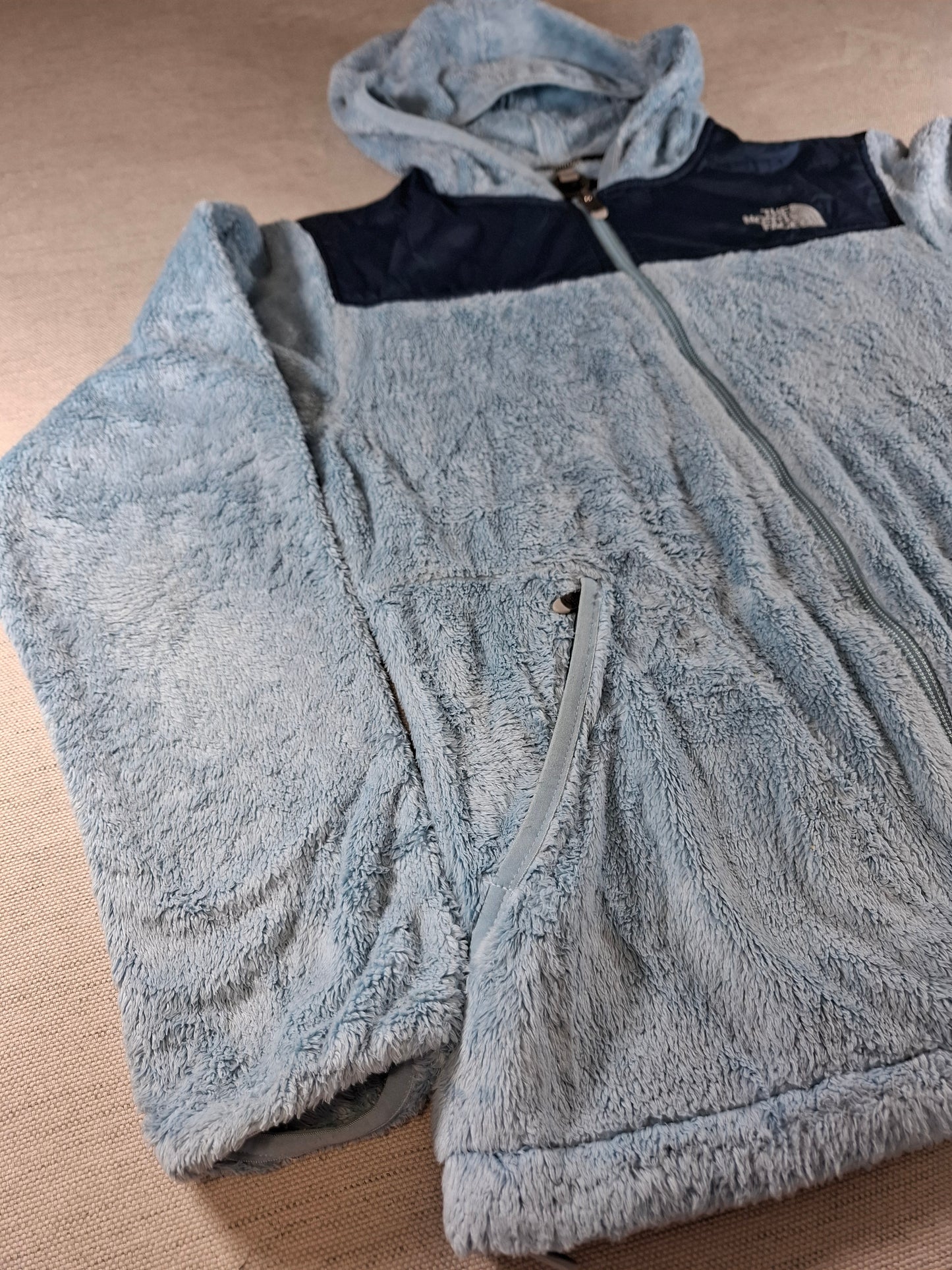 001538 – The North Face Fleece Jacket – Aqua, Size Women's L