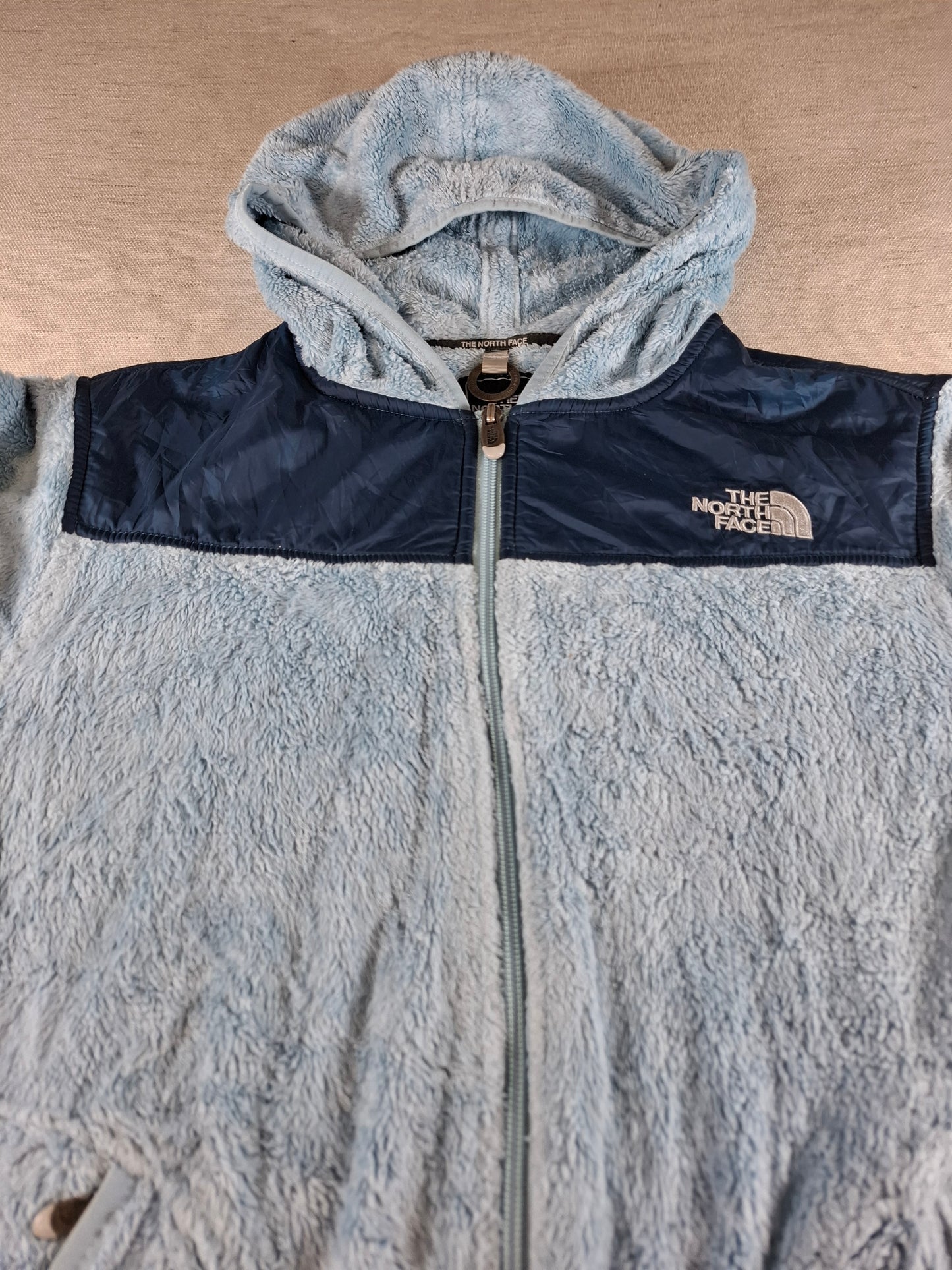 001538 – The North Face Fleece Jacket – Aqua, Size Women's L
