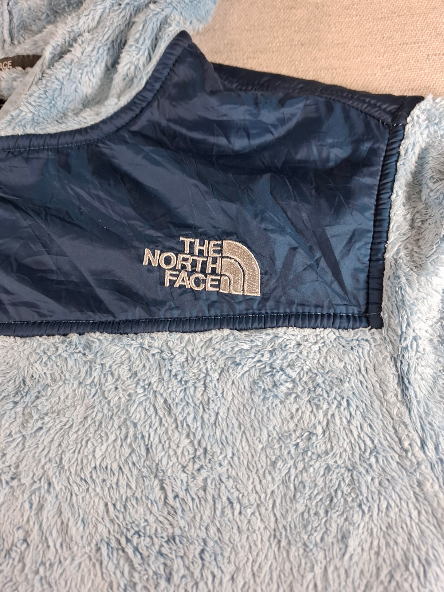 001538 – The North Face Fleece Jacket – Aqua, Size Women's L