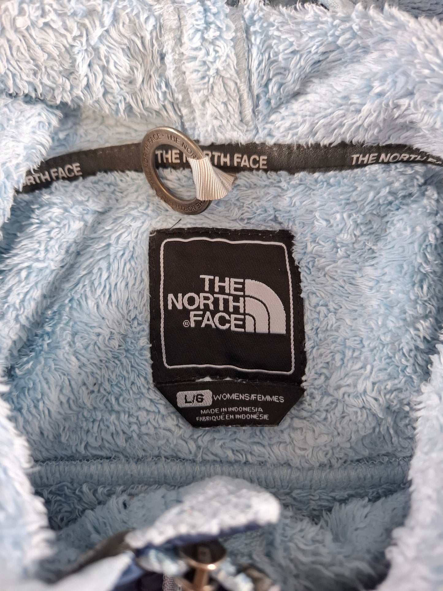 001538 – The North Face Fleece Jacket – Aqua, Size Women's L