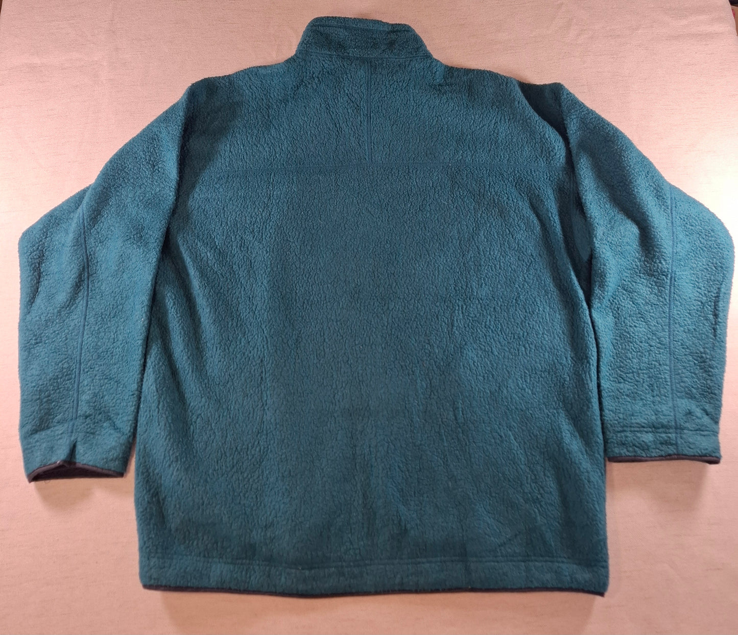 001540 – Patagonia Fleece Jacket (Synchilla) – Cream/Blue, Size XL