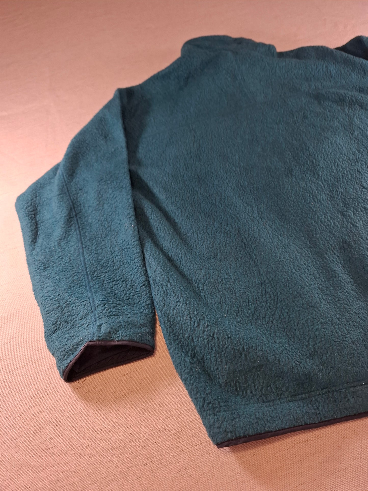 001540 – Patagonia Fleece Jacket (Synchilla) – Cream/Blue, Size XL